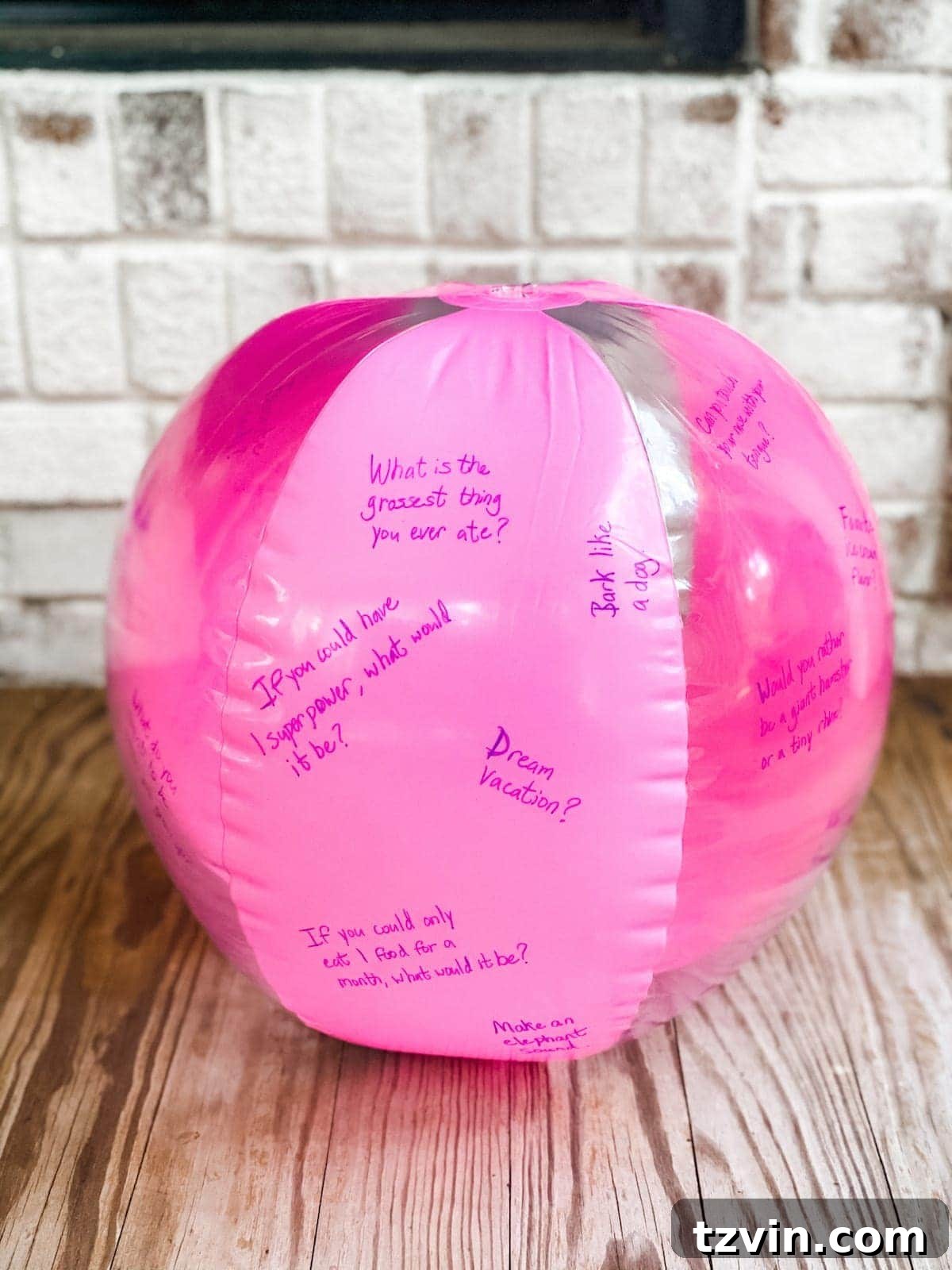 Elevate Small Group Sleepovers With Walmart Plus 9 Group of girls playing a 'toss and talk' ball game at a sleepover