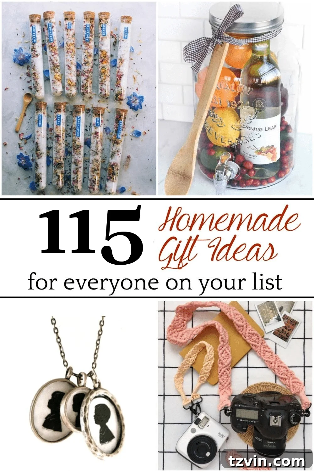 Heartfelt Handmade Holiday Gifts for Everyone 2 Over 100 DIY Christmas Gifts for Everyone on Your List | This vibrant collage showcases a wide array of brilliant DIY Christmas gifts related to homemade toys, charming home decor, stylish fashion items, natural beauty products, delicious food, and creative crafts, inspiring festive gift-giving.