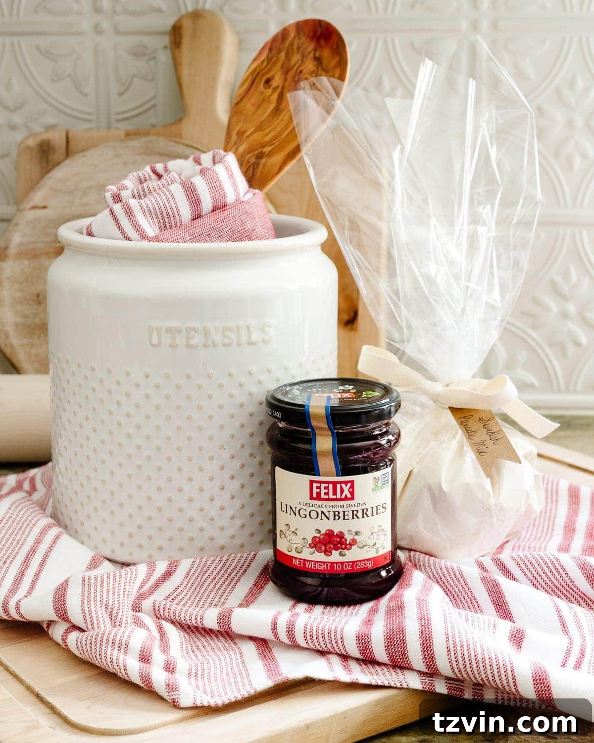 Heartfelt Handmade Holiday Gifts for Everyone 3 A charming pancake kit gift set, beautifully arranged for a cozy Christmas morning or a delightful brunch experience, making for an excellent homemade food gift.