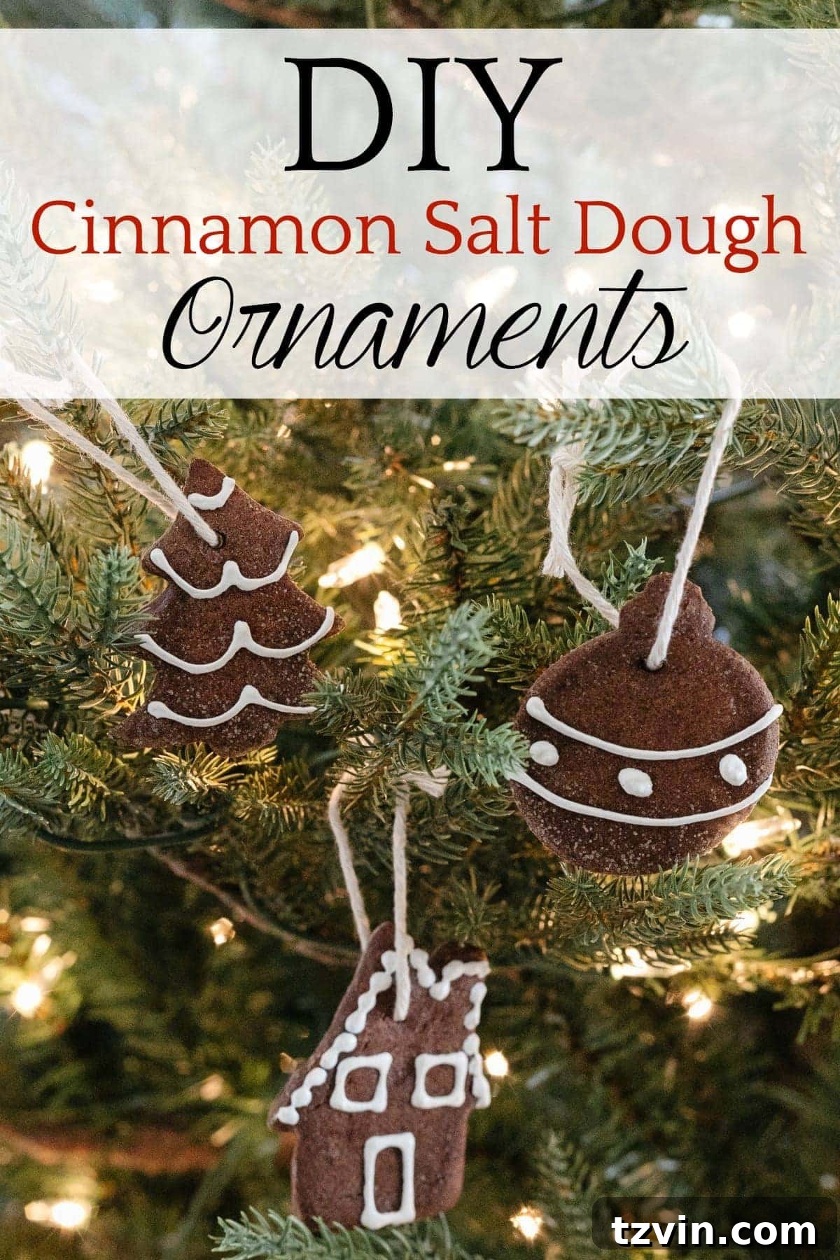 Aromatic Cinnamon Salt Dough Creations 16 DIY Cinnamon Salt Dough Ornaments | A step-by-step tutorial to make cinnamon salt dough ornaments that look just like gingerbread cookies, smell amazing, and last for years.