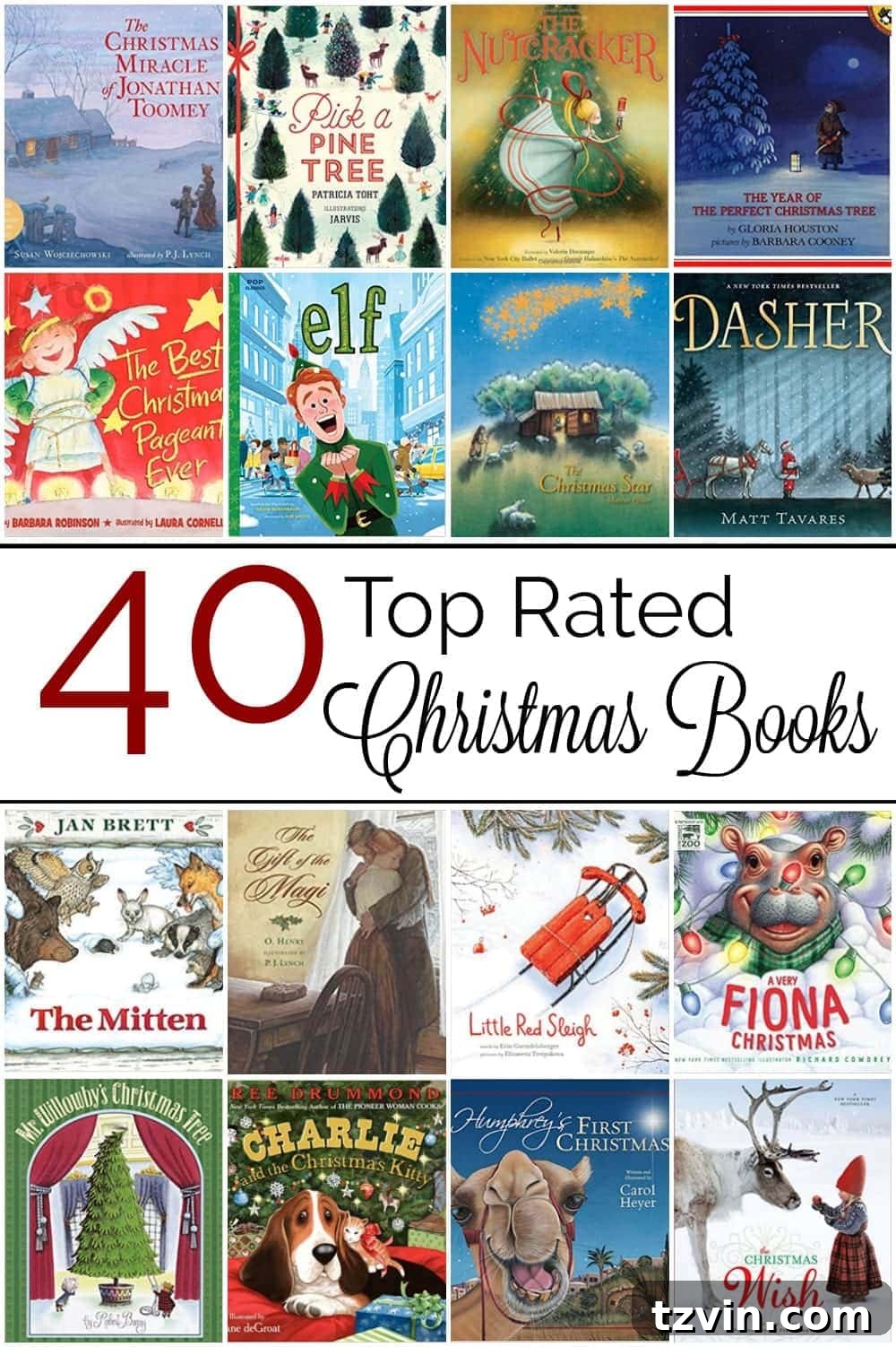 Cherished Christmas Books for Little Ones 4 Top Rated Christmas Books for Kids - Pin for later