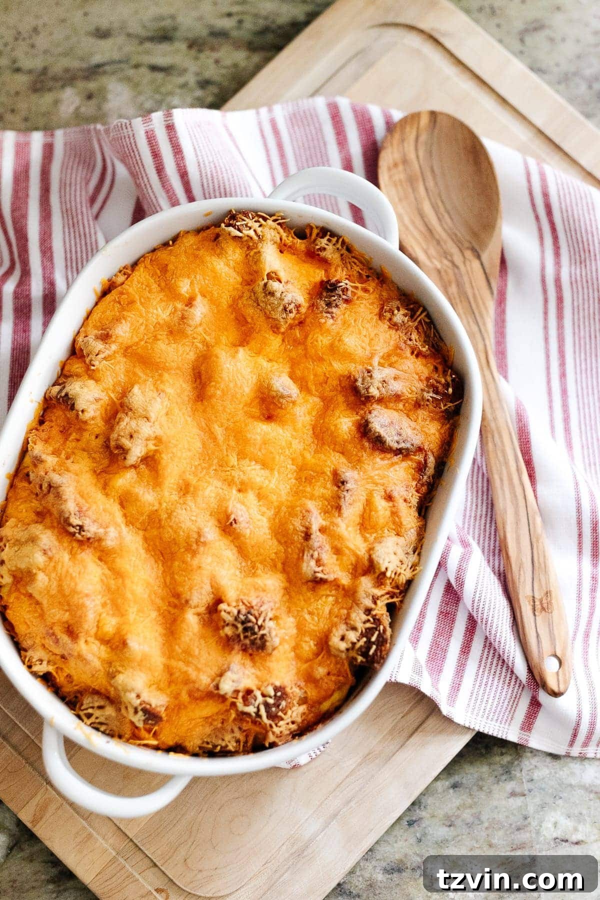 Night before Christmas morning breakfast casserole
