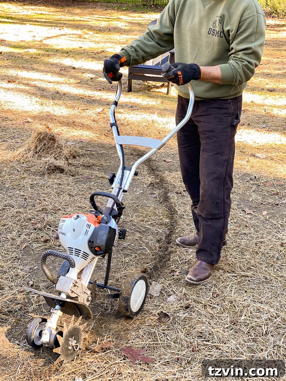 Weekend Pea Gravel Fire Pit: A DIY Build 14 STIHL Yard Boss
