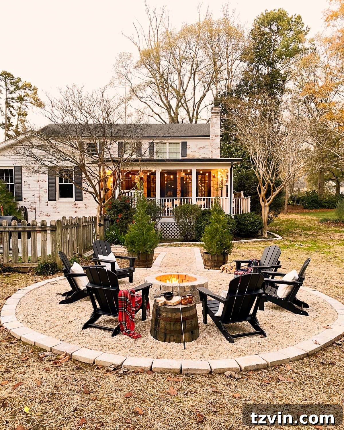 Weekend Pea Gravel Fire Pit: A DIY Build 3 diy fire pit in the backyard