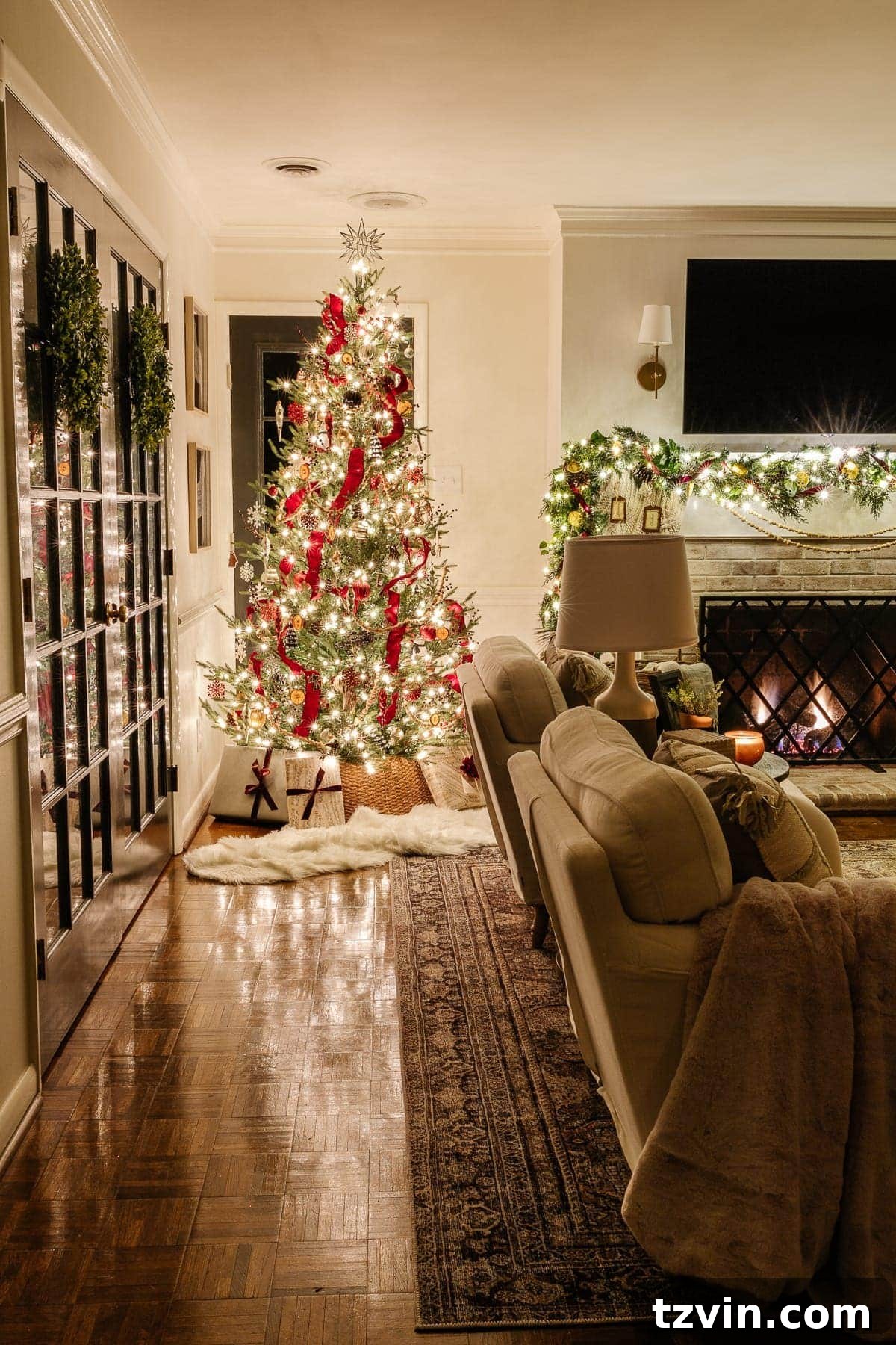 Yuletide Glow Journey 15 Christmas Night Tour Fireplace