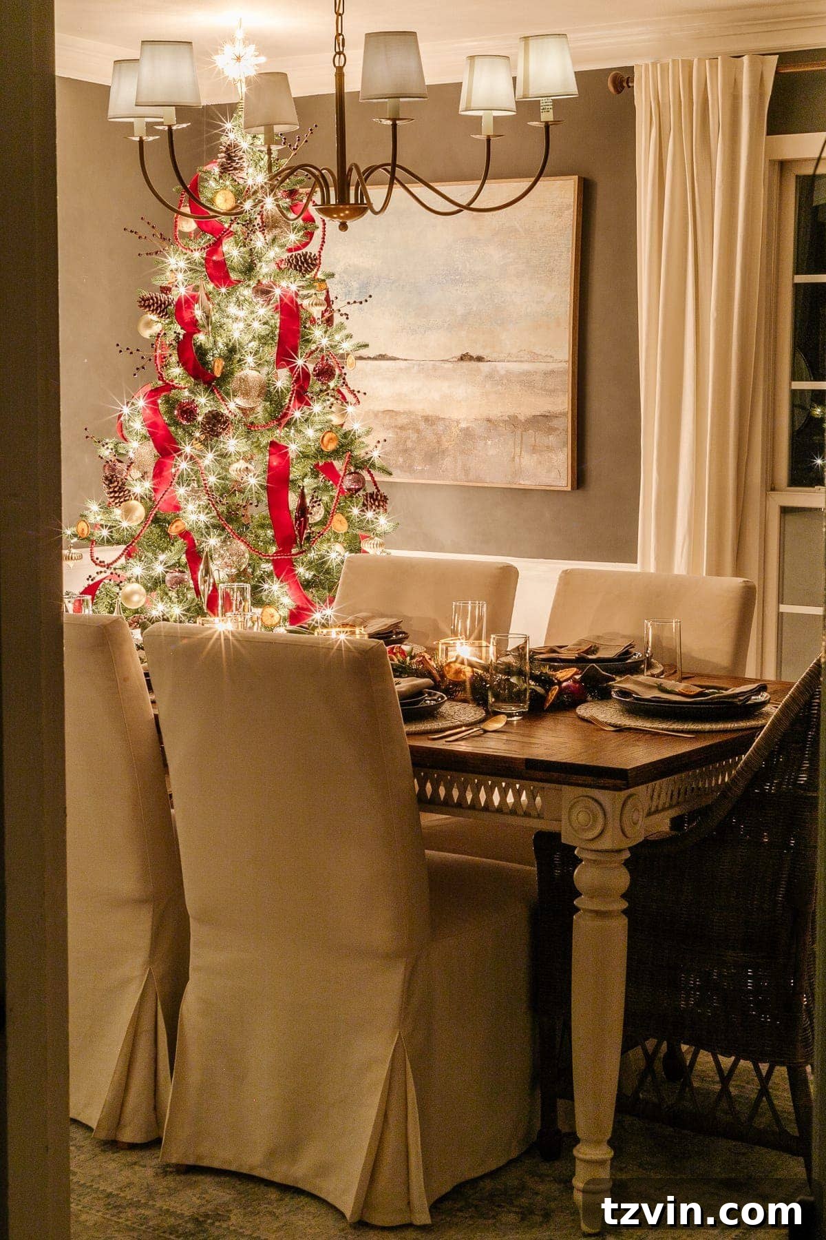 Yuletide Glow Journey 9 Christmas Night Tour Kitchen