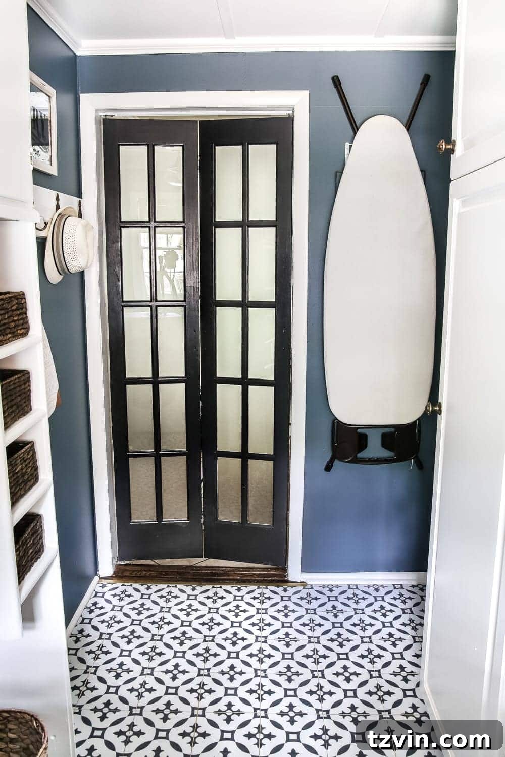 organized laundry room
