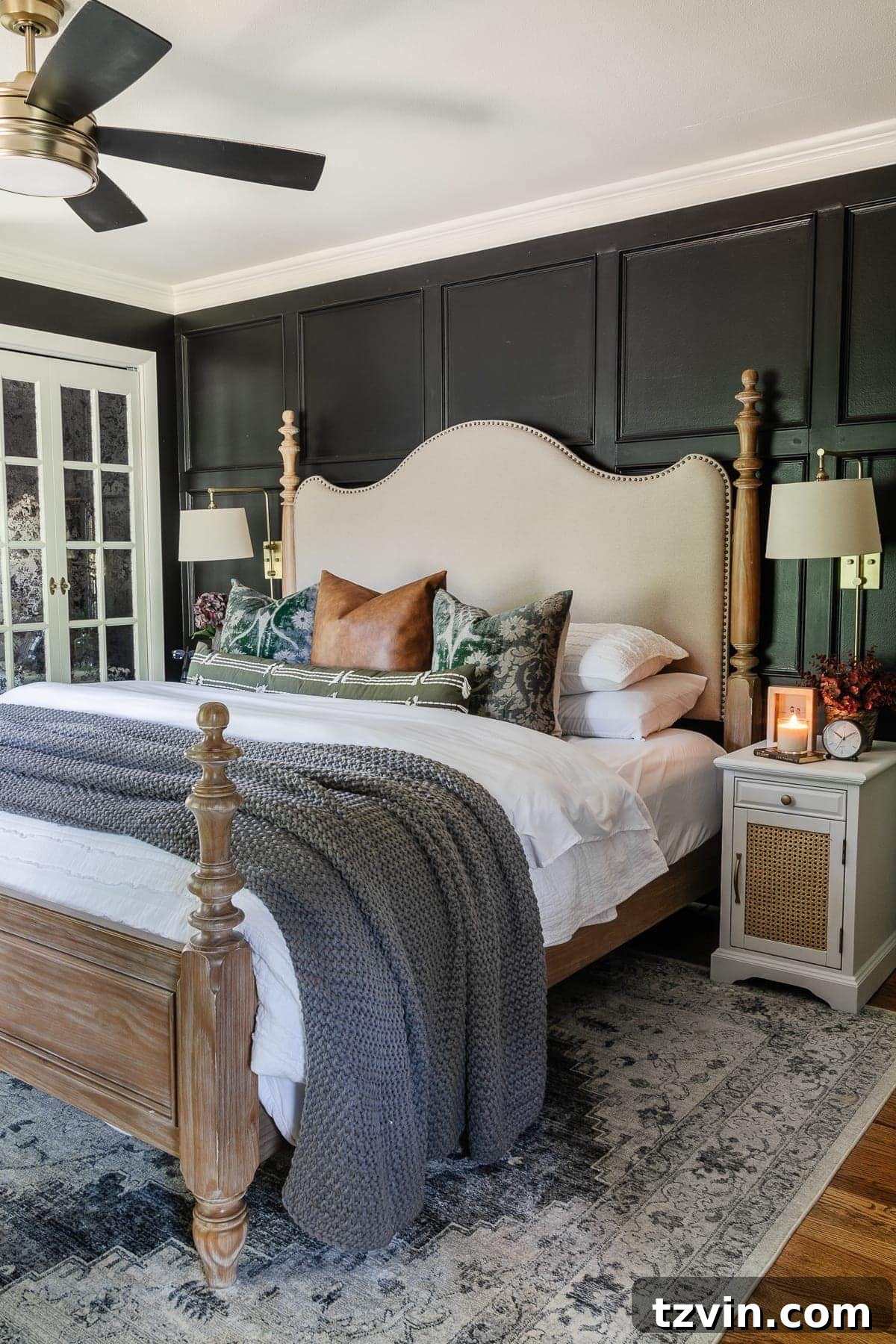 Mastering the Art of Rug Selection 13 black master bedroom