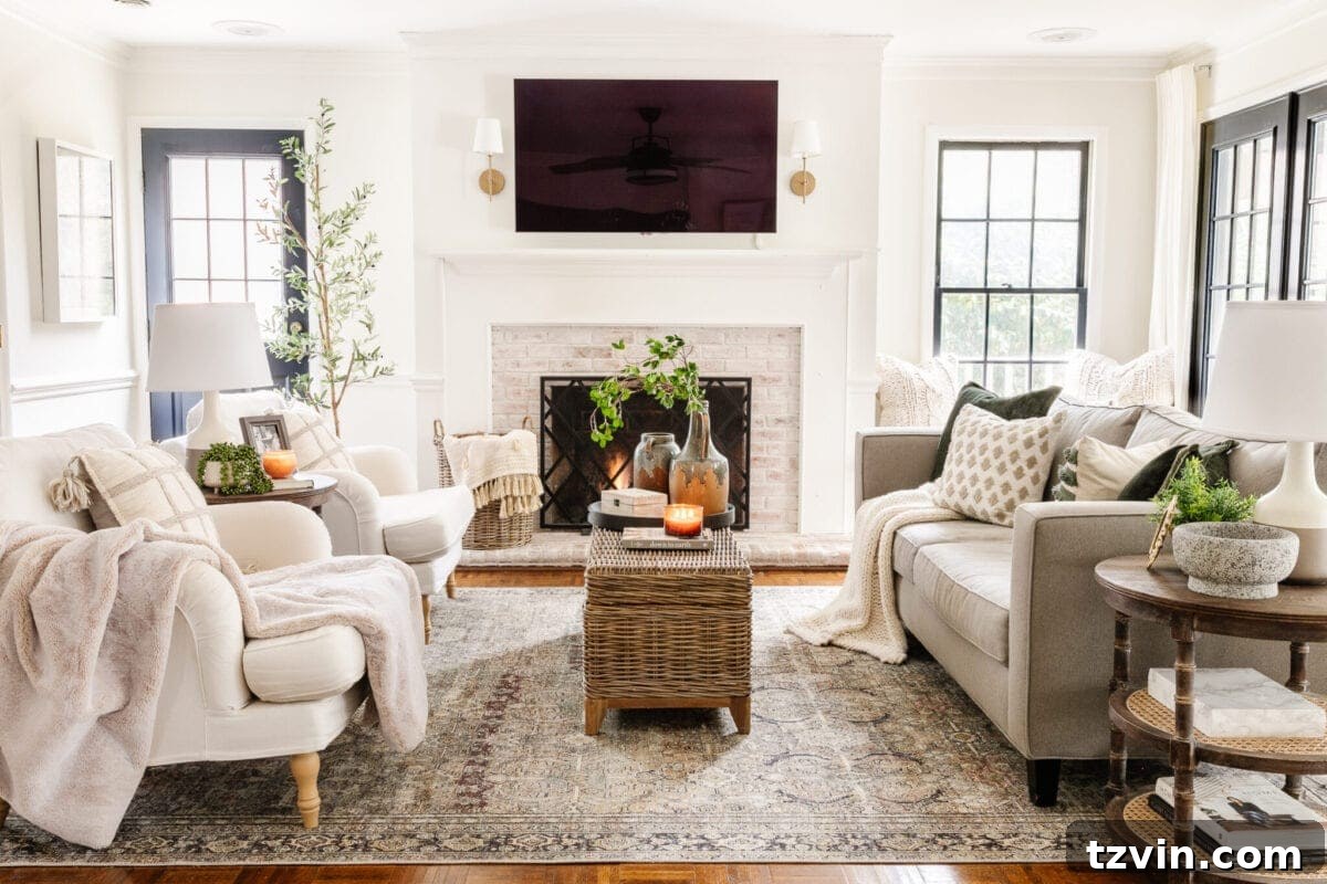 Mastering the Art of Rug Selection 10 neutral winter living room