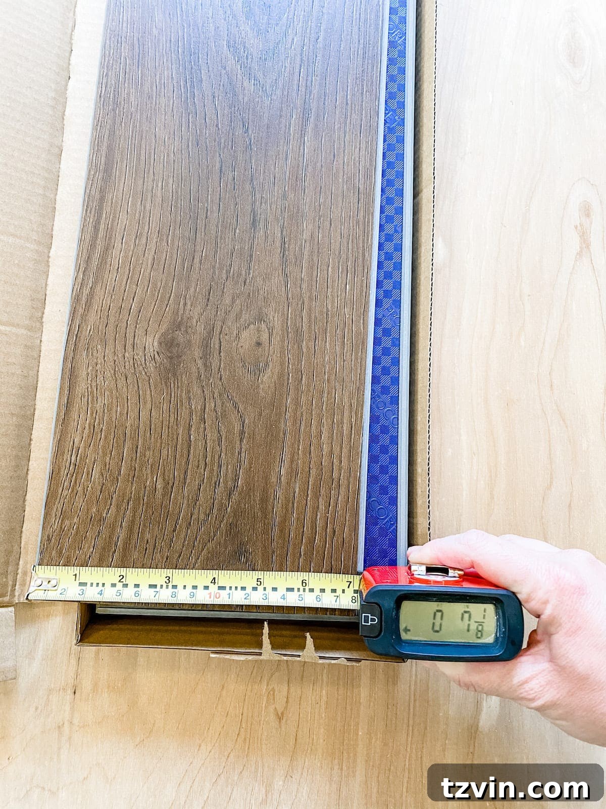 Mastering Luxury Vinyl Plank Installation 8 measuring LVP flooring to plan the layout in a room for installation