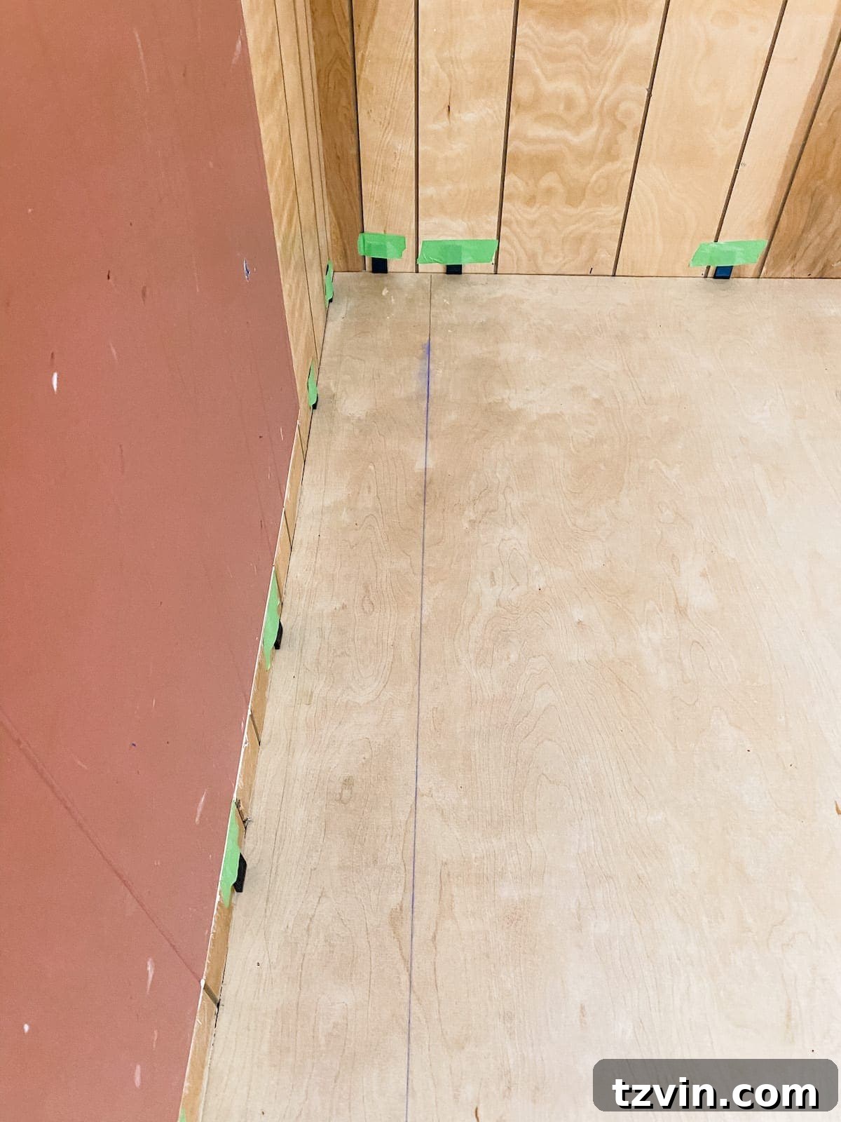 Mastering Luxury Vinyl Plank Installation 10 Set a chalk line before installing the first row of luxury vinyl plank flooring to ensure a straight line as the starting point