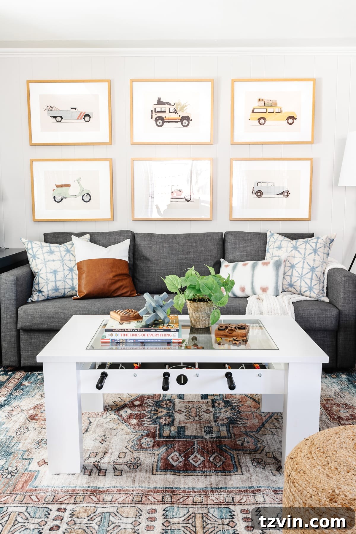 Playroom Perfection Revealed 14 Vintage Car Art Gallery Wall