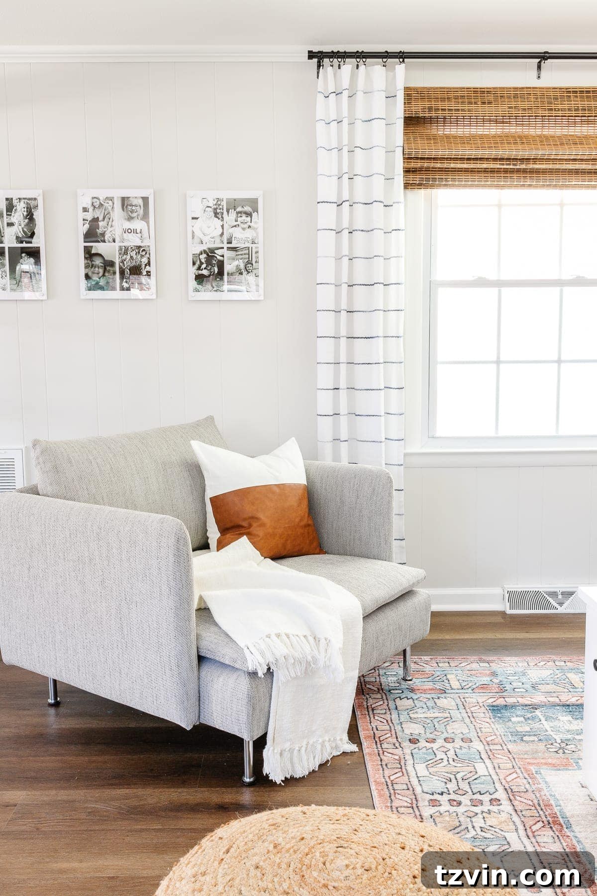 Playroom Perfection Revealed 15 IKEA Chair and a Half with Window Treatments