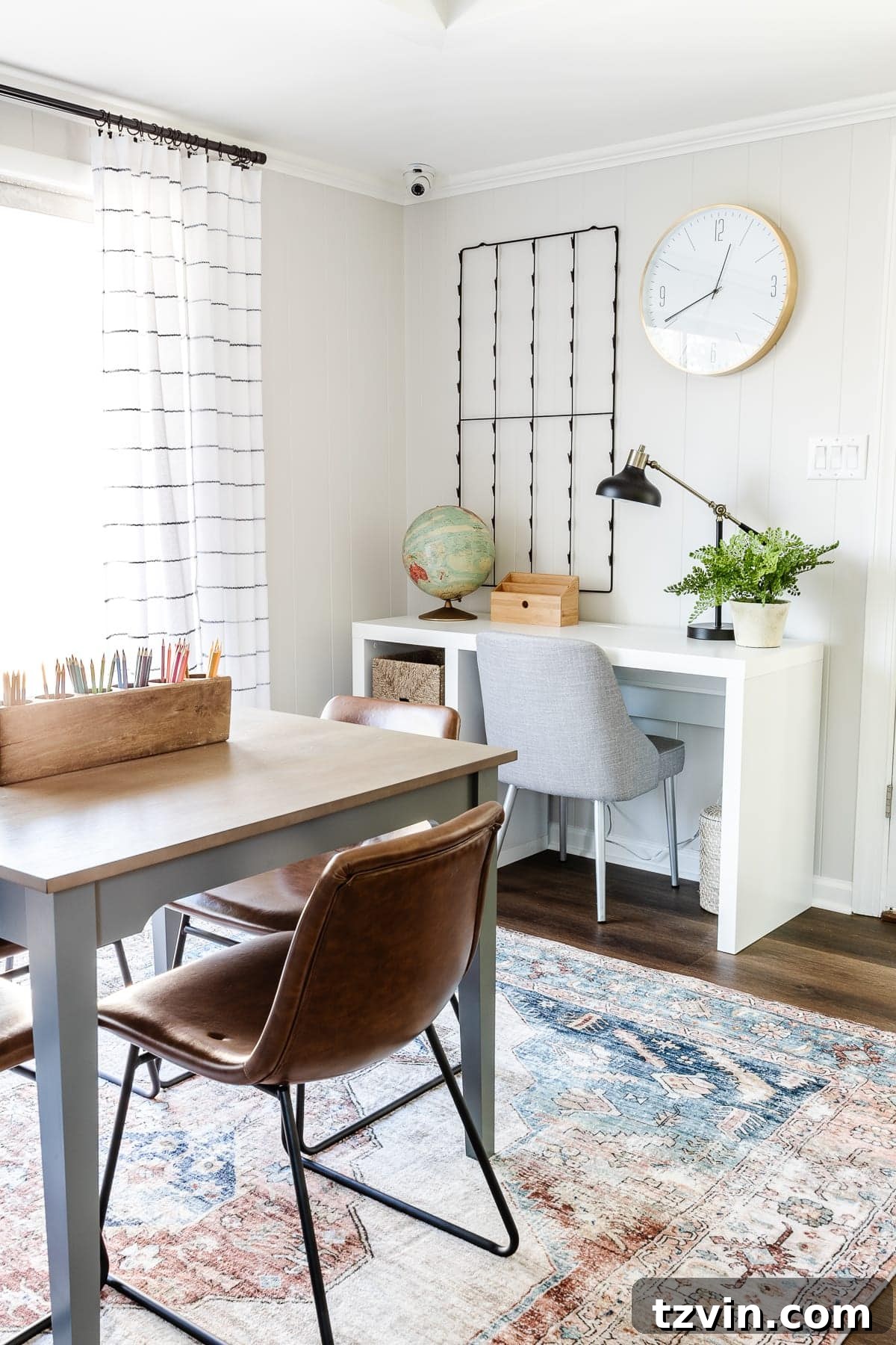 Playroom Perfection Revealed 20 White Desk with Storage