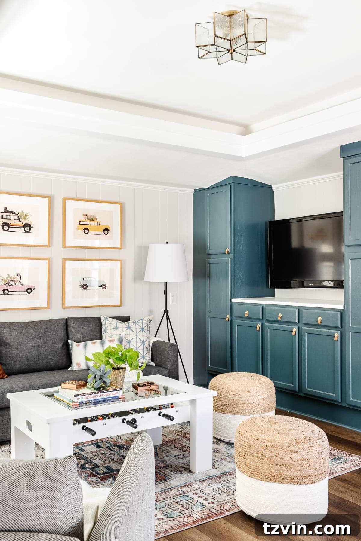 Playroom Perfection Revealed 8 Family Entertainment Center in Rec Room