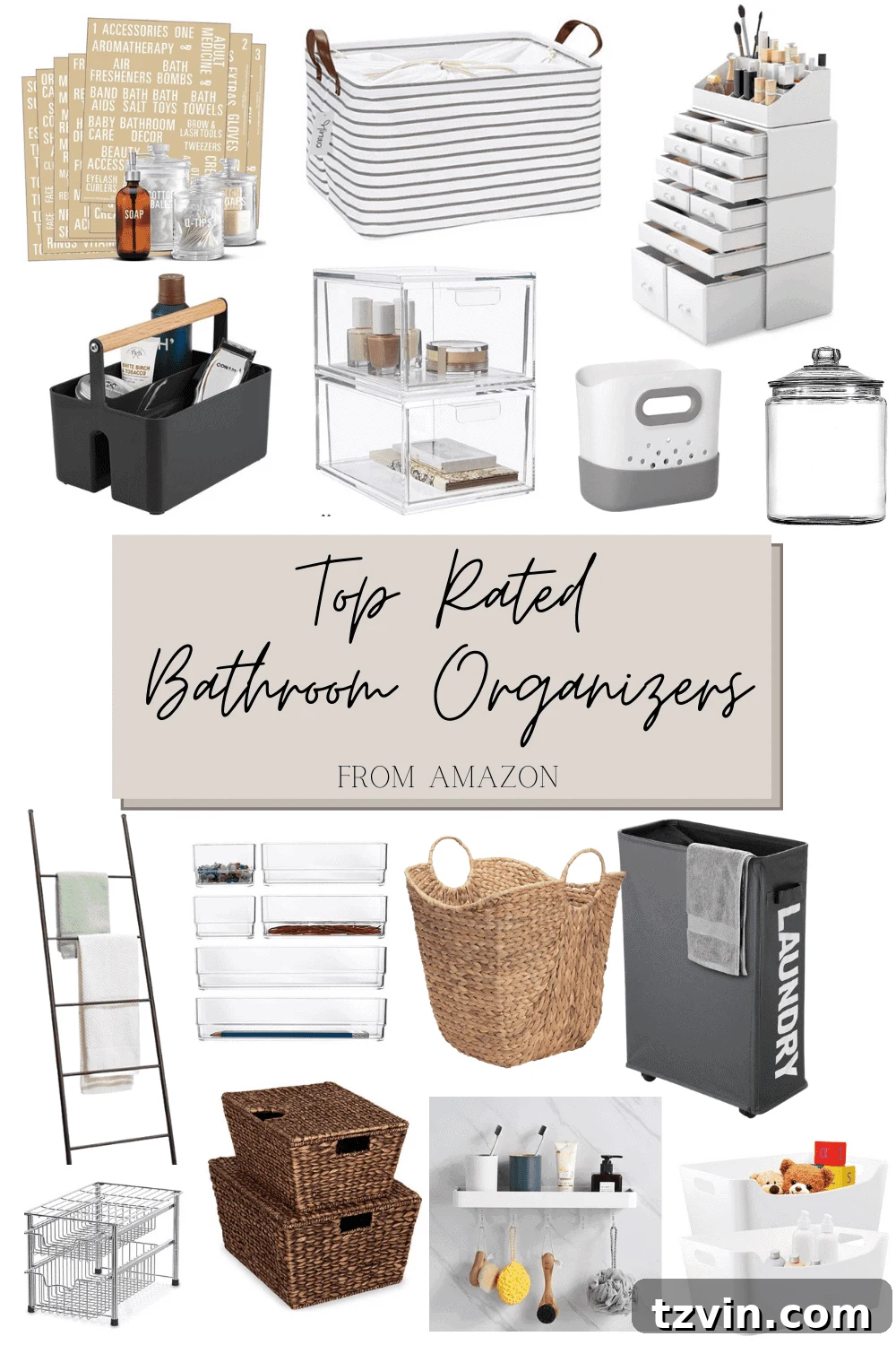 The Ultimate Kids Bathroom Organization Guide 17 A complete tour of kids' bathroom organization ideas + all of the best organizers to make every bathroom tidy.