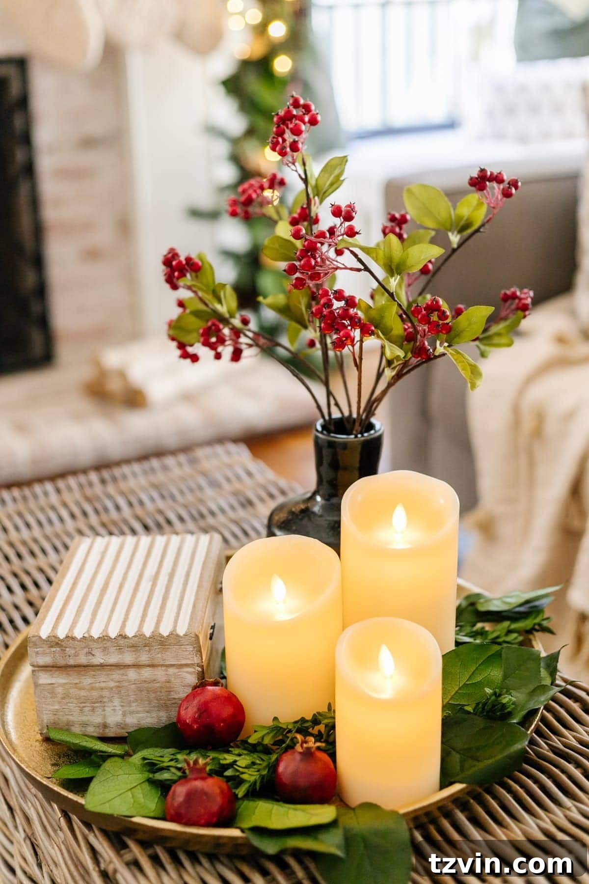 Here's the original title, followed by a single, unique, and engaging alternative: Original: Easy Coffee Table Decor Ideas and How to Style Them Alternative: Coffee Table Chic: Simple Styling Secrets 13 christmas coffee table decor ideas