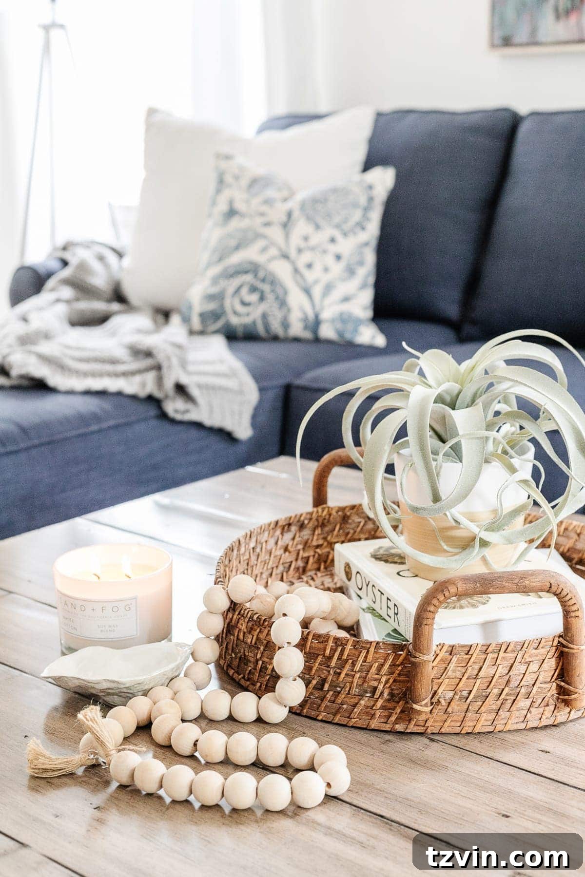 Here's the original title, followed by a single, unique, and engaging alternative: Original: Easy Coffee Table Decor Ideas and How to Style Them Alternative: Coffee Table Chic: Simple Styling Secrets 14 coastal style coffee table ideas