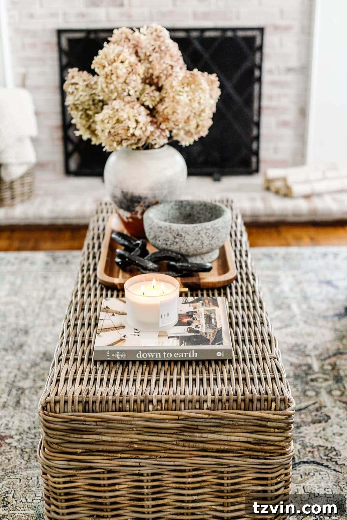 Curated Coffee Table Collections for Every Passion 3 A beautifully styled coffee table featuring a stack of elegant coffee table books, adding sophistication to the living room