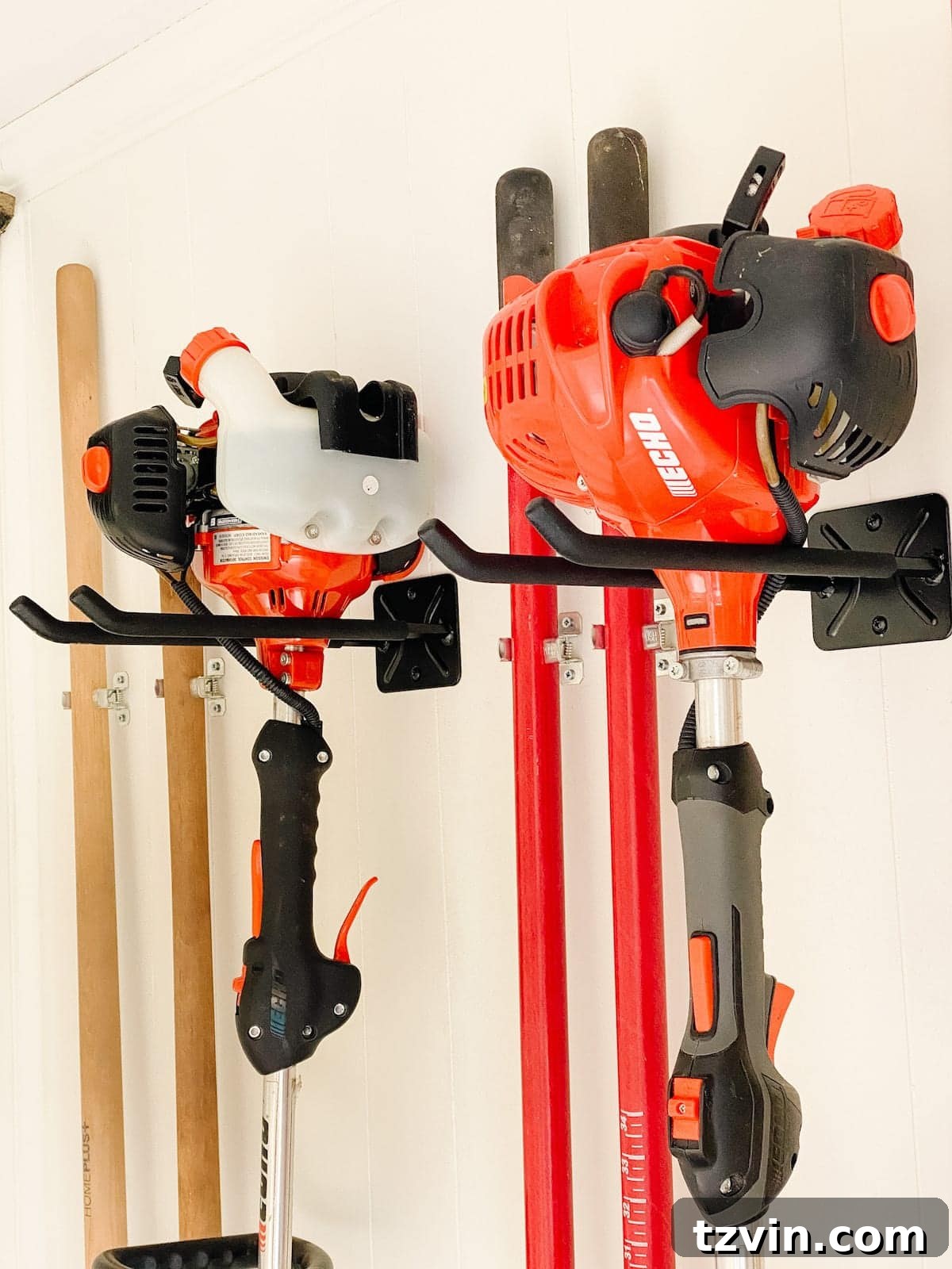 Shed Chic: A Closet Reinvention 10 Mounted Rakes and Shovels