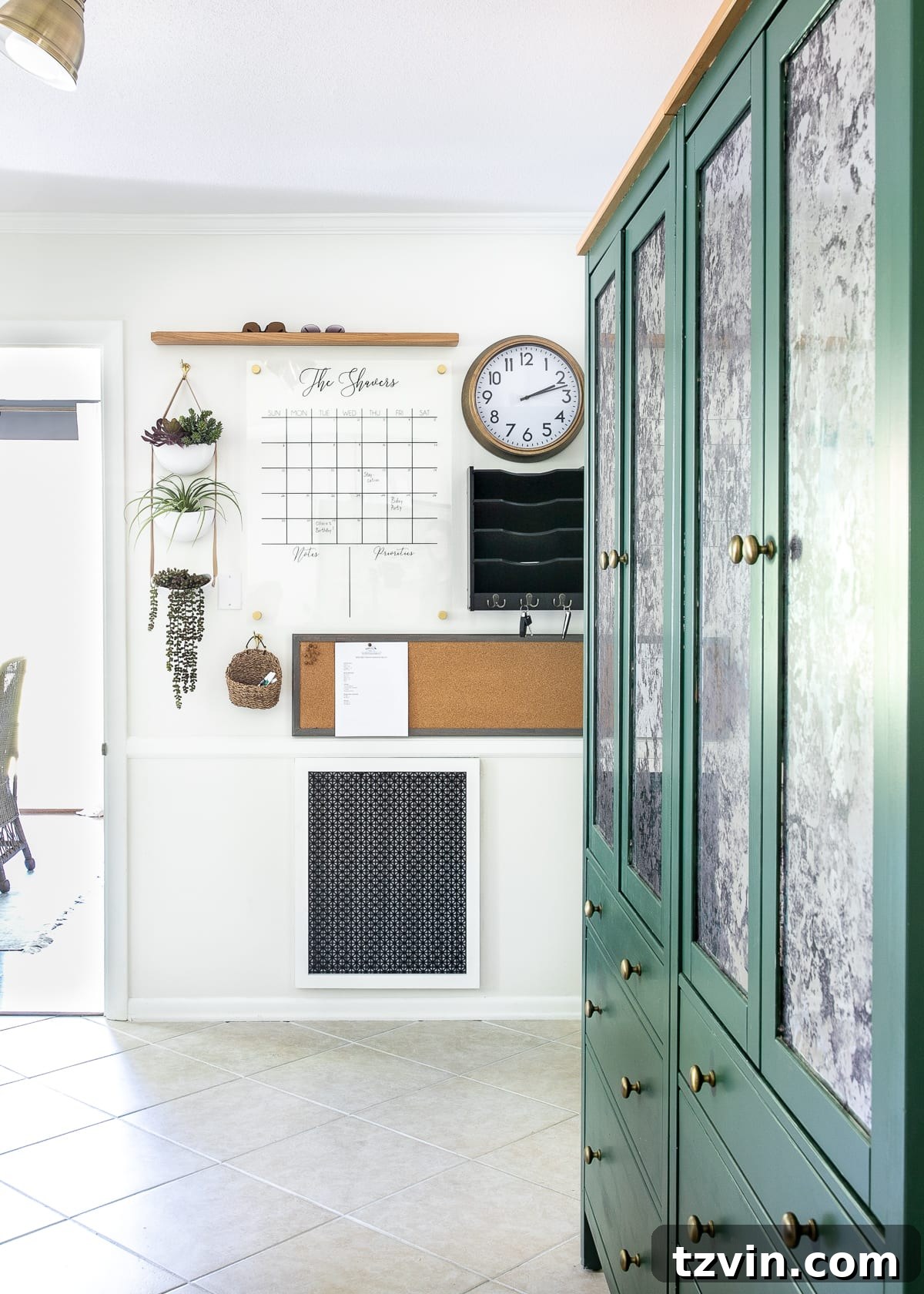 Kitchen showcasing a DIY vent cover, enhancing both aesthetics and air quality in the space.