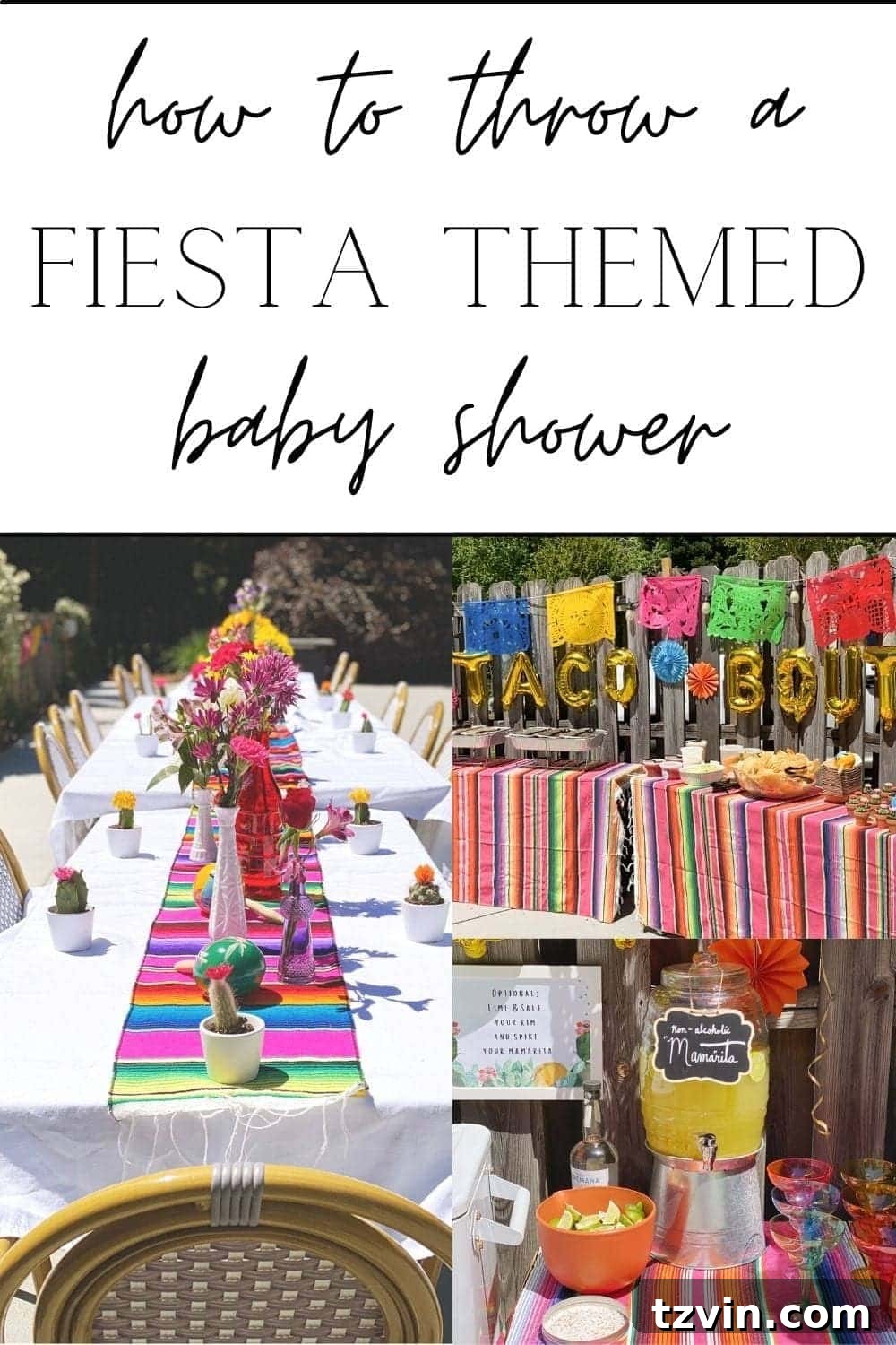 Make Your Baby Shower a Fiesta to Remember 2 Mexican baby shower with vibrant decorations and festive atmosphere