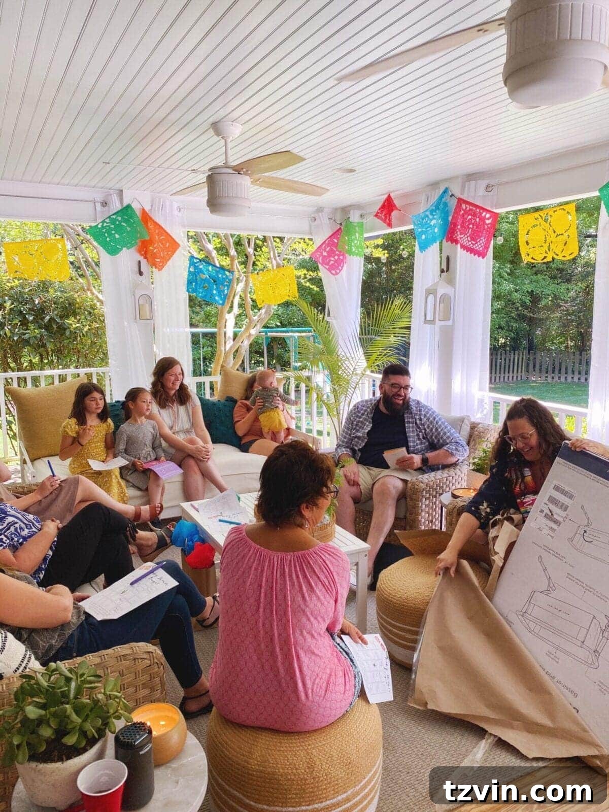 Make Your Baby Shower a Fiesta to Remember 12 Baby Shower Bingo game cards