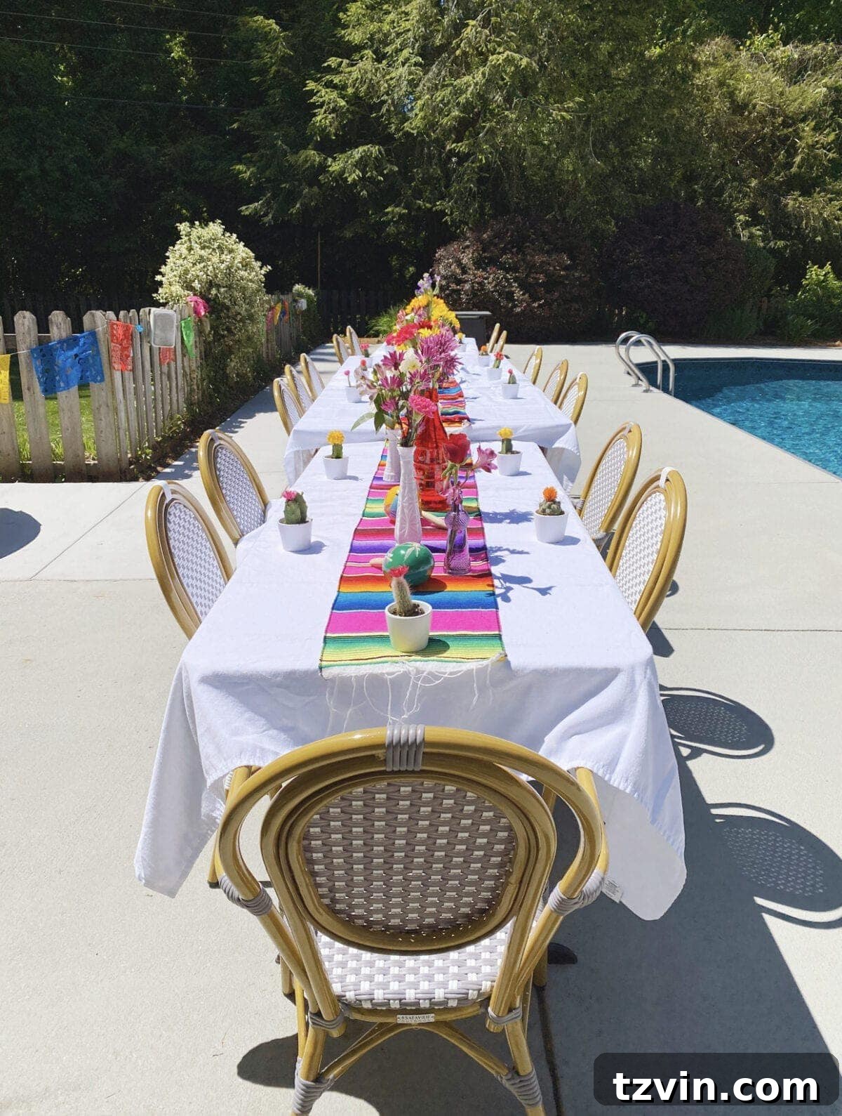 Make Your Baby Shower a Fiesta to Remember 5 Mexican themed table decor with colorful accents