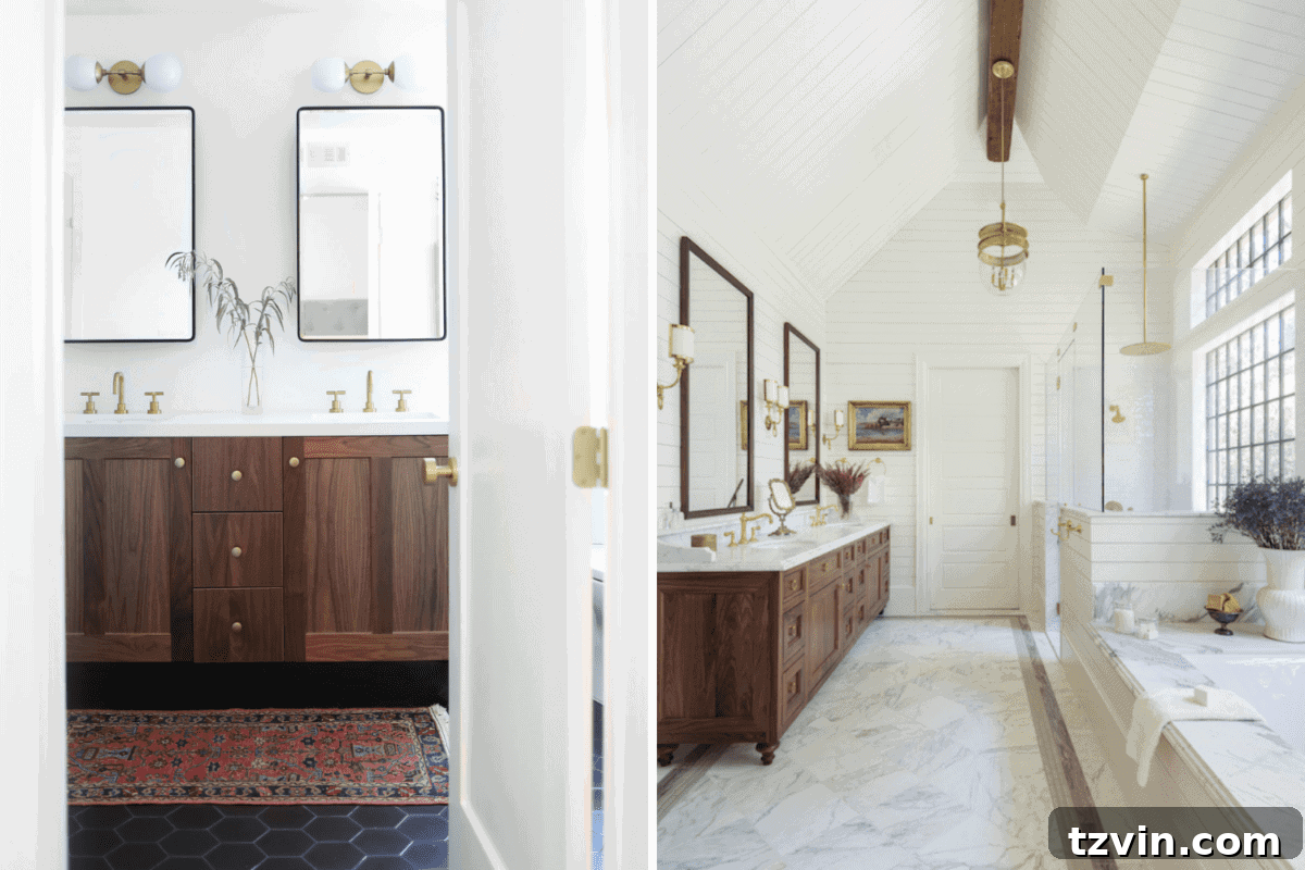Best Bathroom Designs: A Poll of 10,000 9 Rug vs. No Rug Bathroom Design