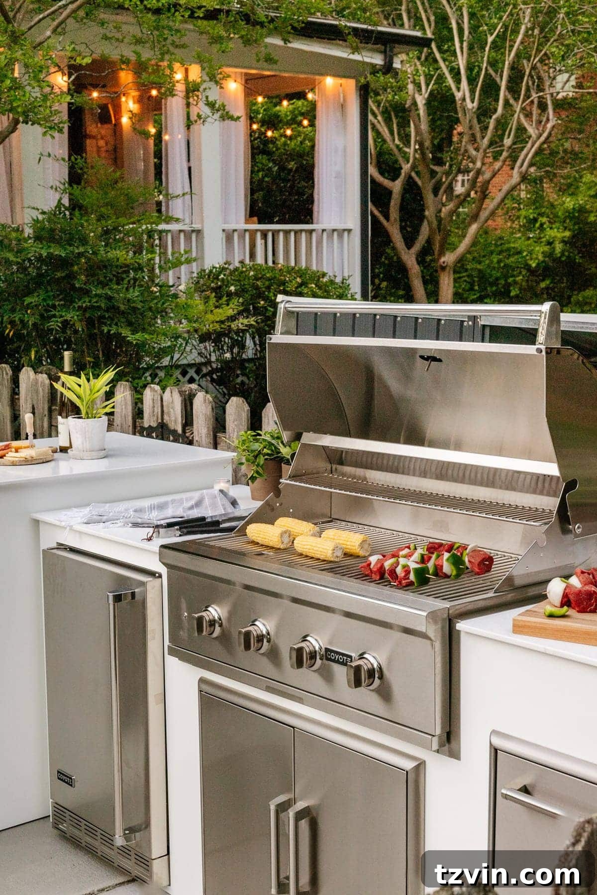 DIY Outdoor Kitchen Kit: Easy Build, Essential Knowledge 14 white modular outdoor kitchen from RTA Outdoor Living