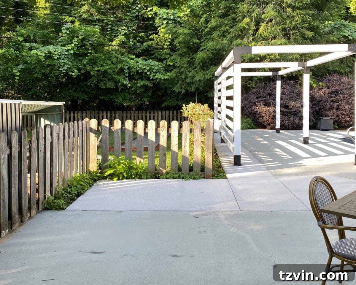 DIY Outdoor Kitchen Kit: Easy Build, Essential Knowledge 3 backyard before