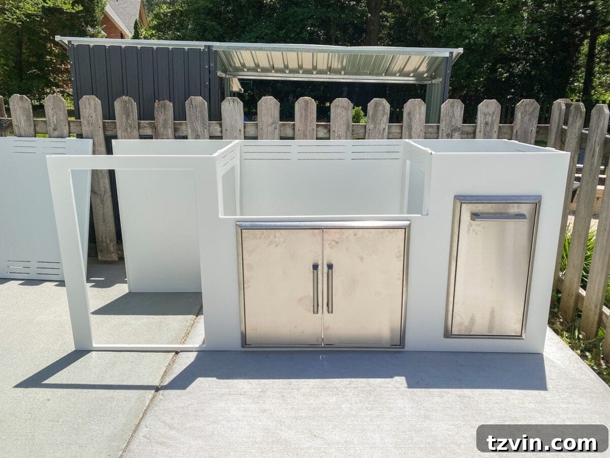 DIY Outdoor Kitchen Kit: Easy Build, Essential Knowledge 10 assembling an outdoor kitchen