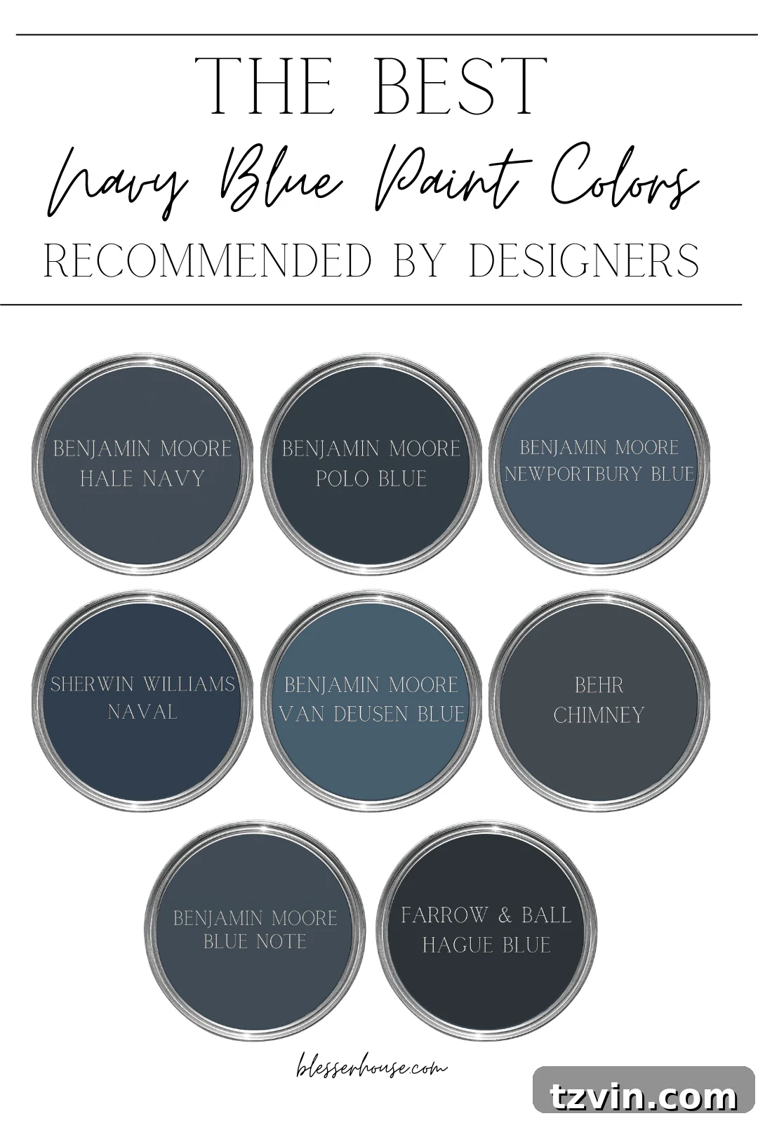 Expert-Endorsed Navy Blue Paint Shades 2 The best navy blue paint recommended by designers