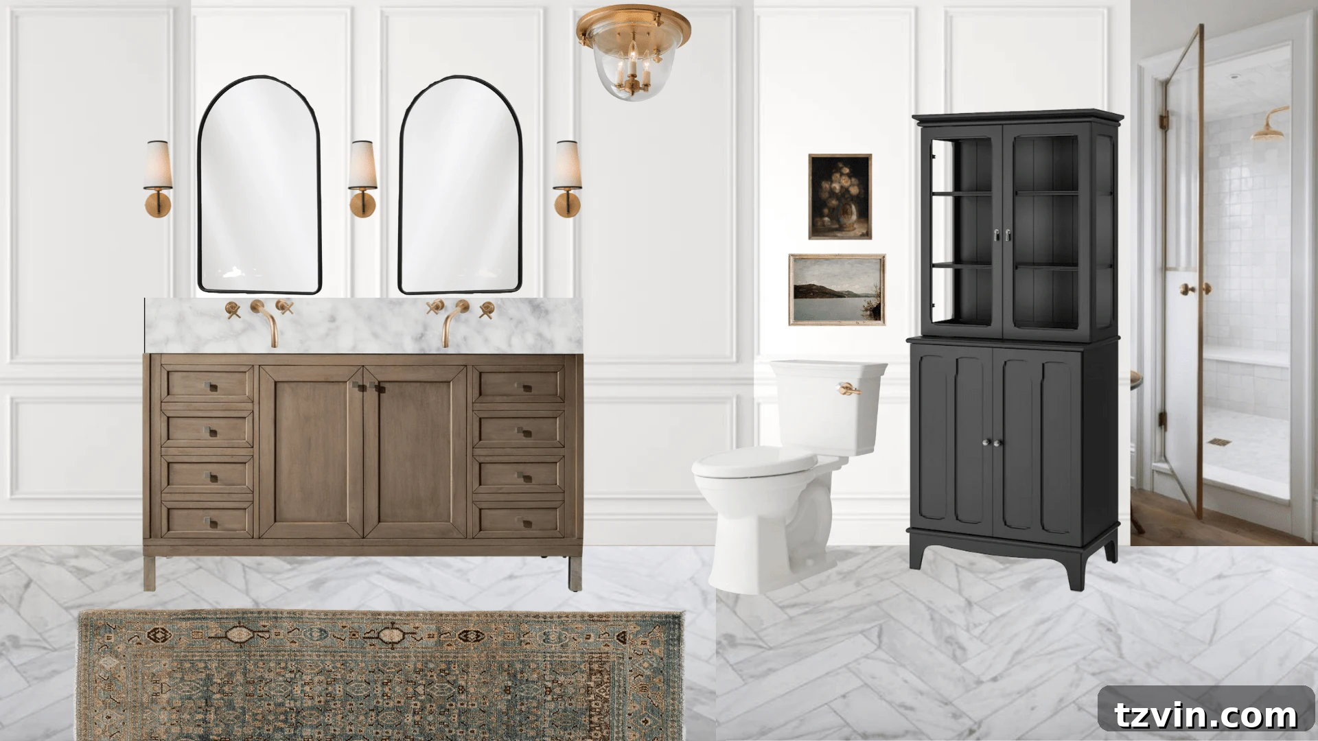 classic bathroom design