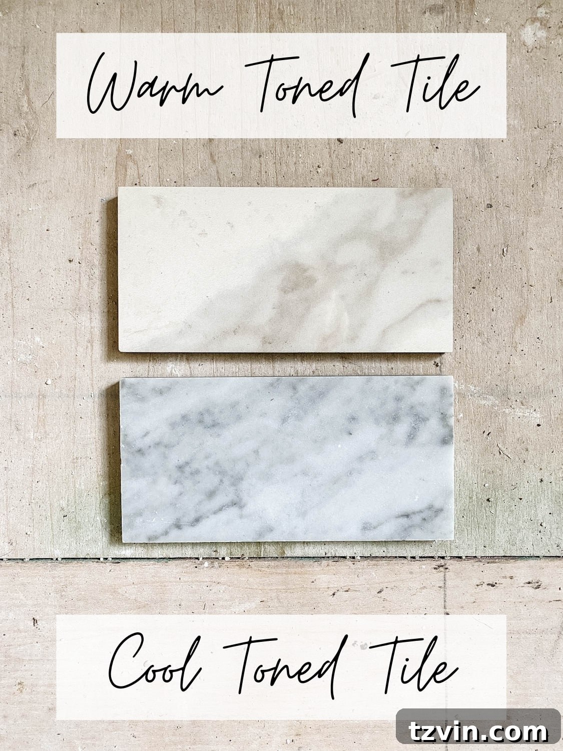 The Marble Dilemma: Authentic Elegance or Smart Alternative 7 Comparing warm-toned marble tile with cool-toned marble tile to determine which is best for a bathroom remodel's ambiance