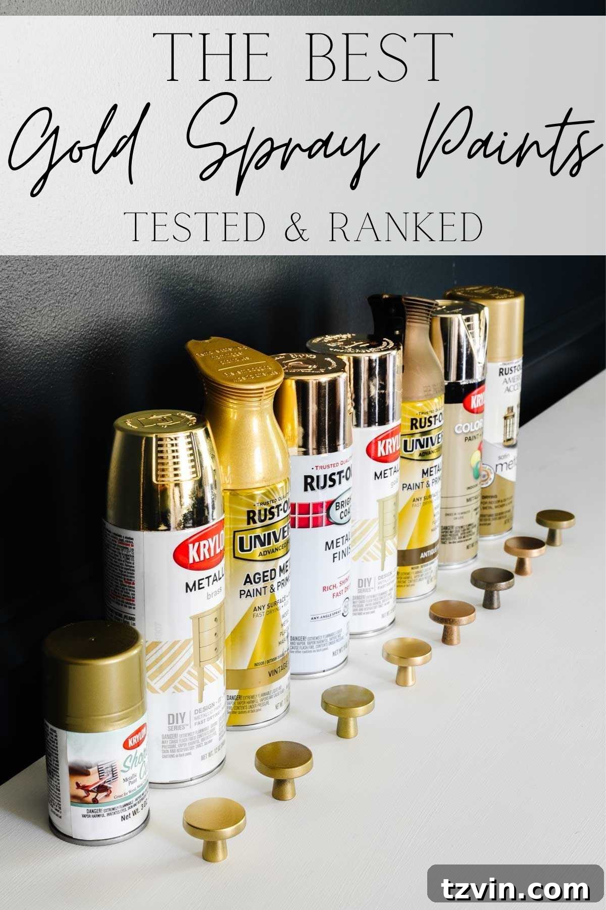 Mastering the Midas Touch Top Gold Spray Paints 2 the best gold spray paints tested and ranked