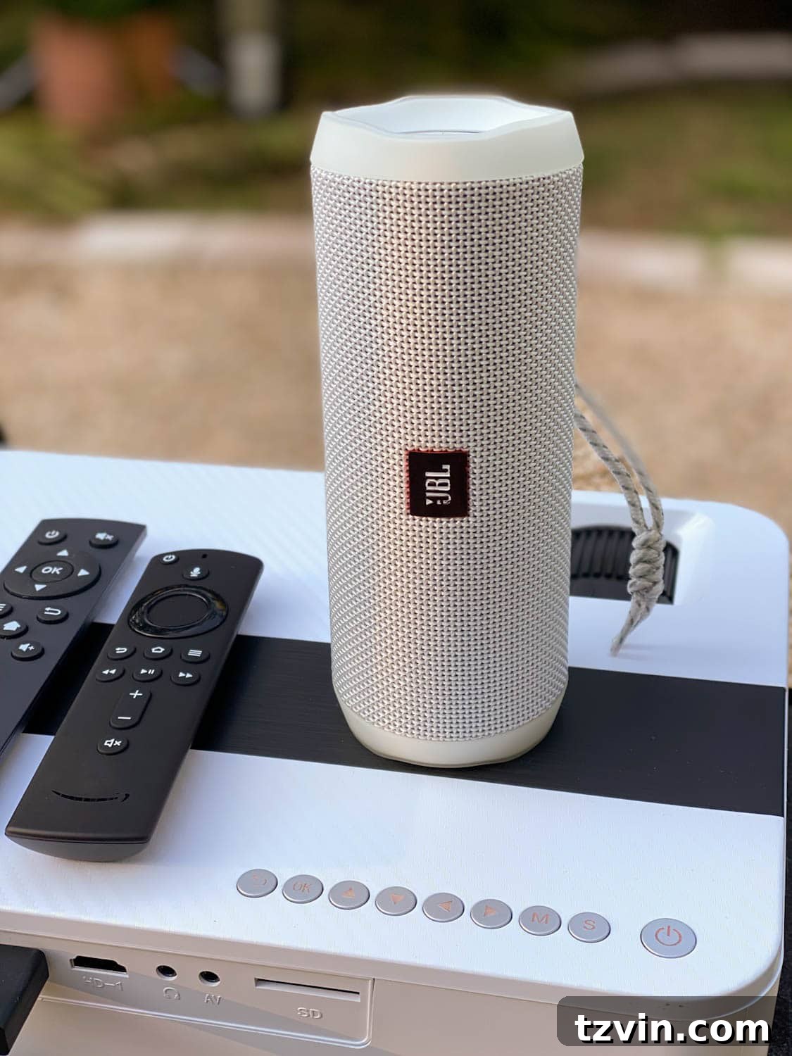 Backyard Blockbuster: Epic Movie Nights Without Breaking the Bank 11 how to set up a bluetooth speaker with an outdoor movie projector