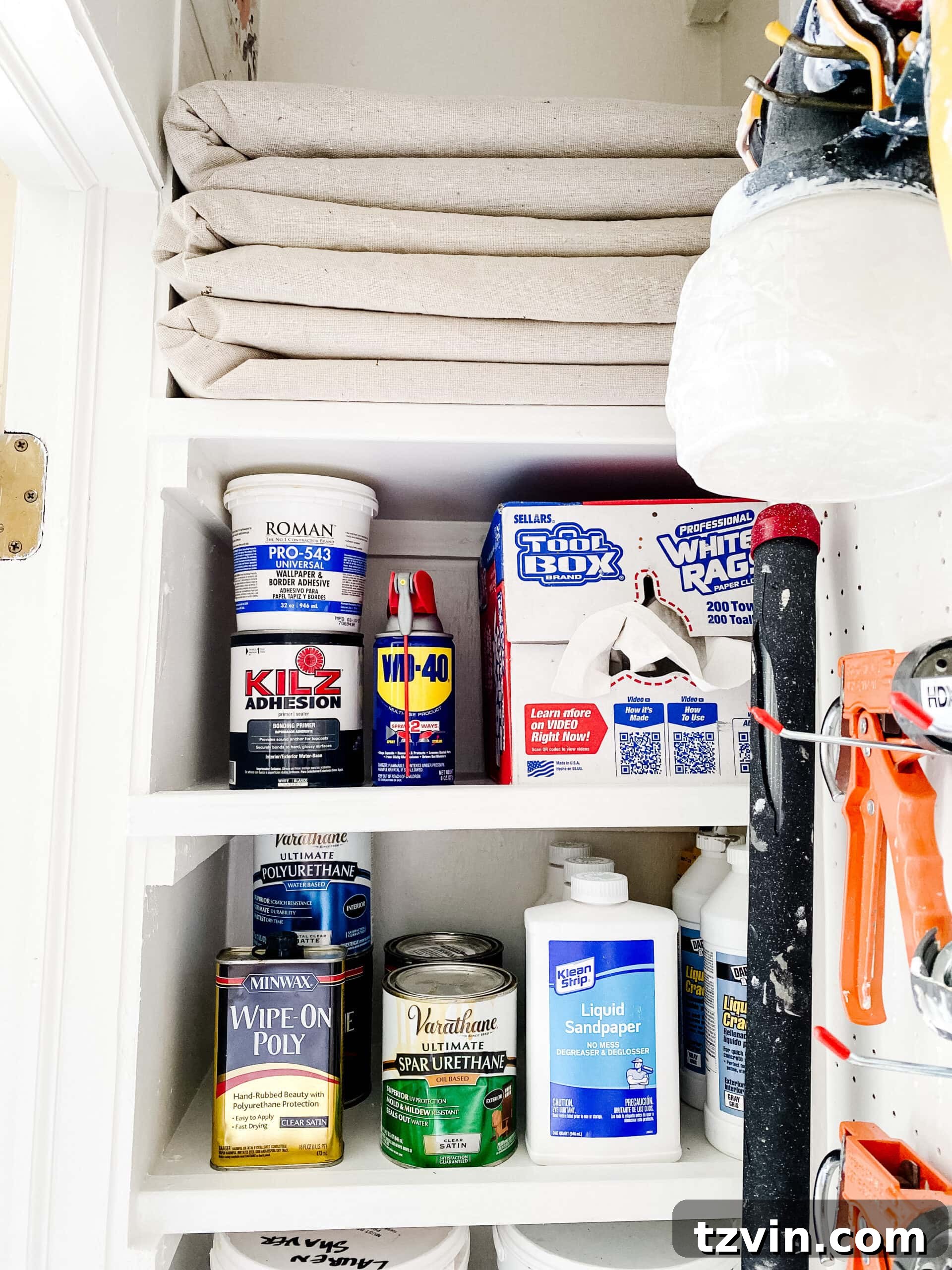 Paint Storage Perfection: Closet Organization Hacks 6 DIY shelves for paint storage