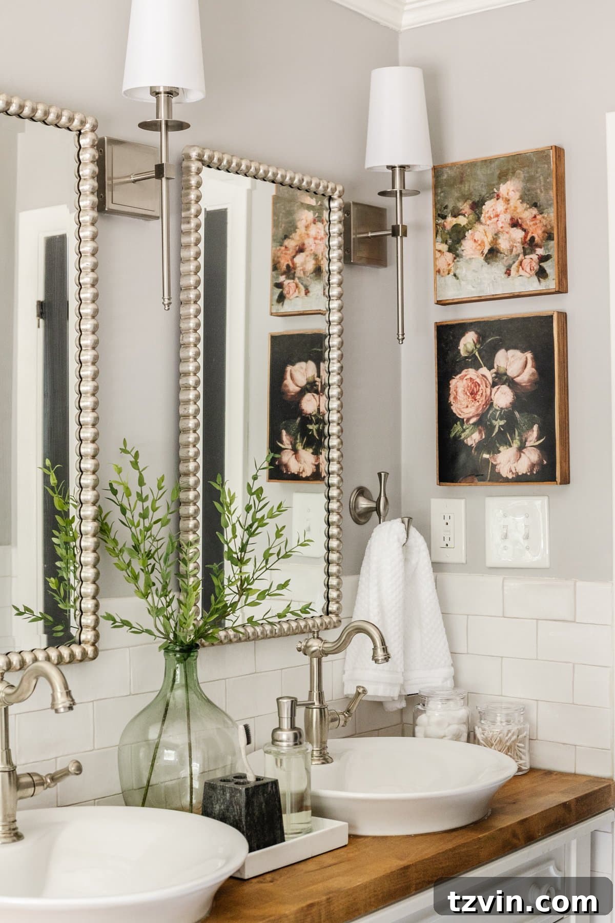 Crafting Vintage Canvas Decor from Salvaged Farmhouse Signs 2 DIY canvas frame vintage art in a bathroom
