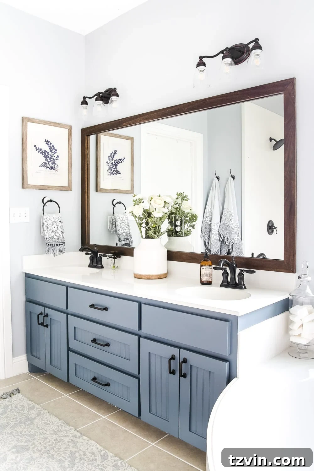 Discover Calm: Leading Blue Grey Paints for Tranquil Spaces 13 Sherwin Williams Slate Tile, a deep blue-grey paint color great for cabinets and accents