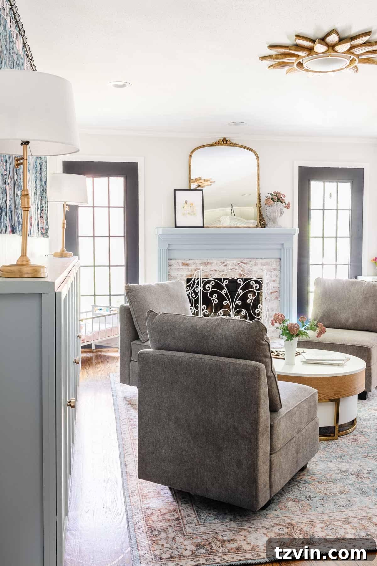 Spill-Proof Chic: 20 Must-Have Machine-Washable Rugs 12 A beautifully designed playroom after a thoughtful makeover, featuring a stylish and practical washable rug that anchors the space and complements the cheerful decor.