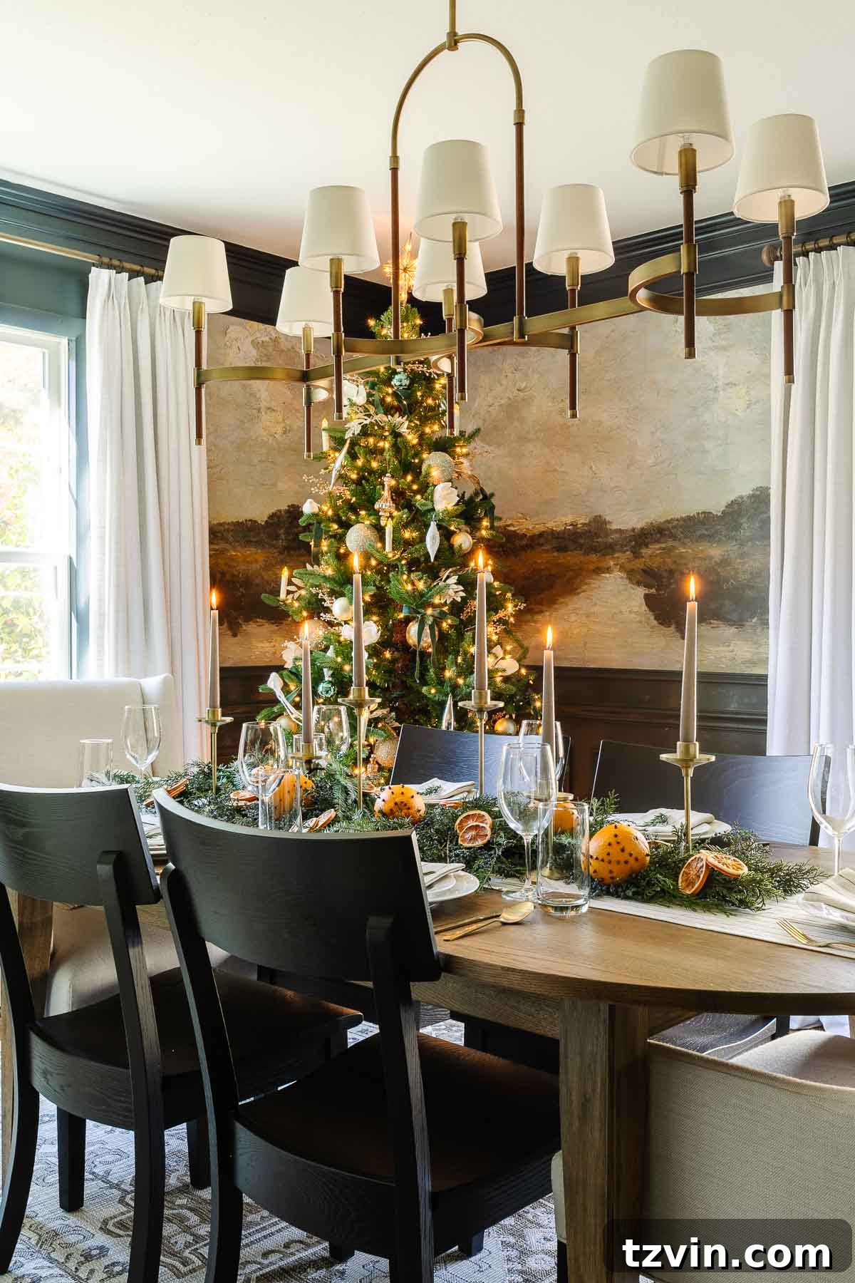 Christmas dining room 