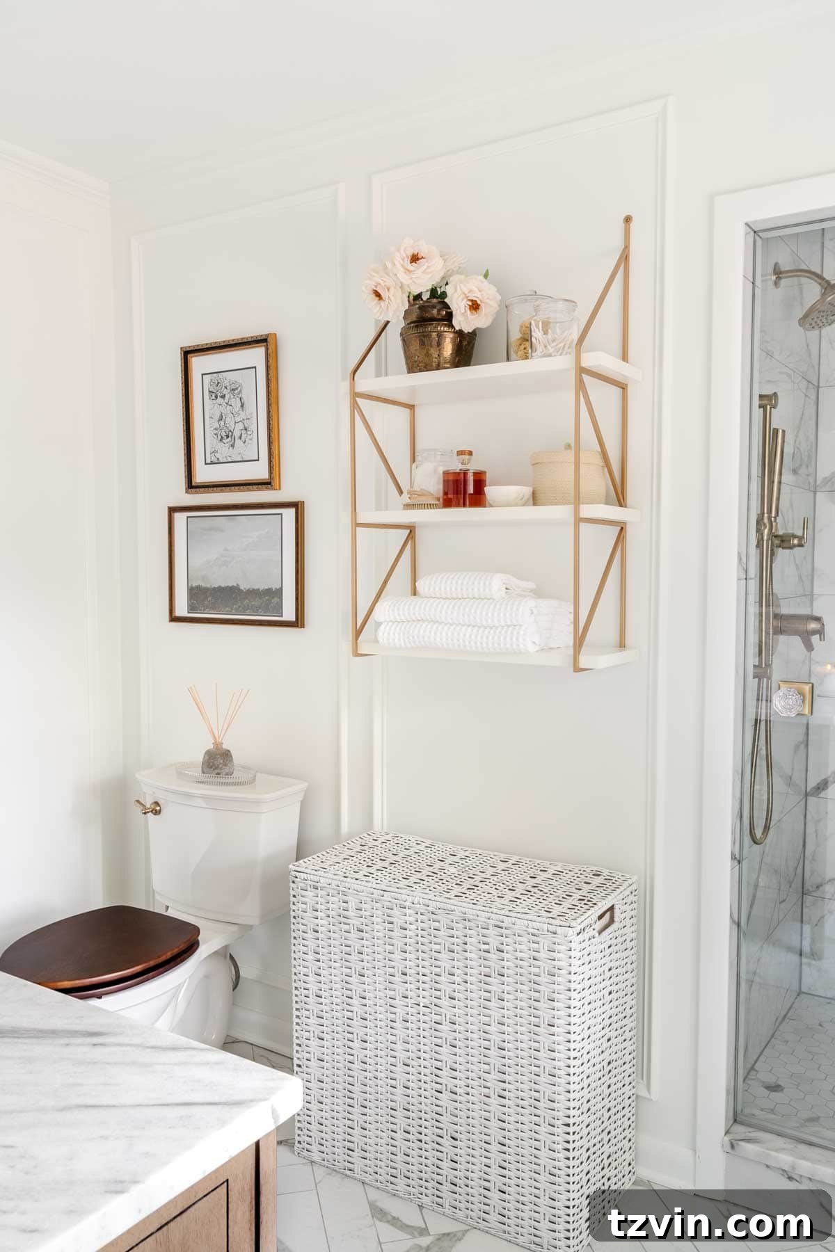 Step Inside Our Modern Vintage En Suite Bathroom Oasis 24 en suite modern vintage bathroom remodel
