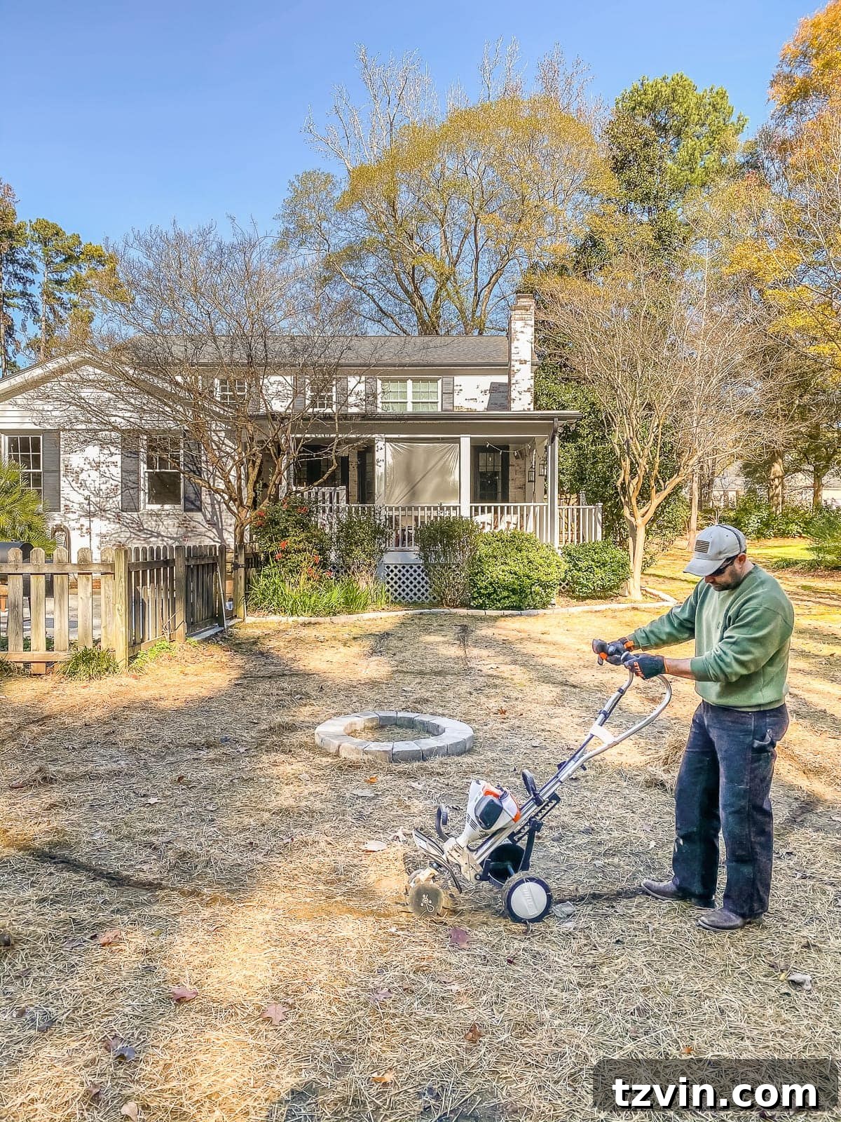 What We Really Paid for Our Backyard Oasis 18 DIY fire pit in a renovated backyard