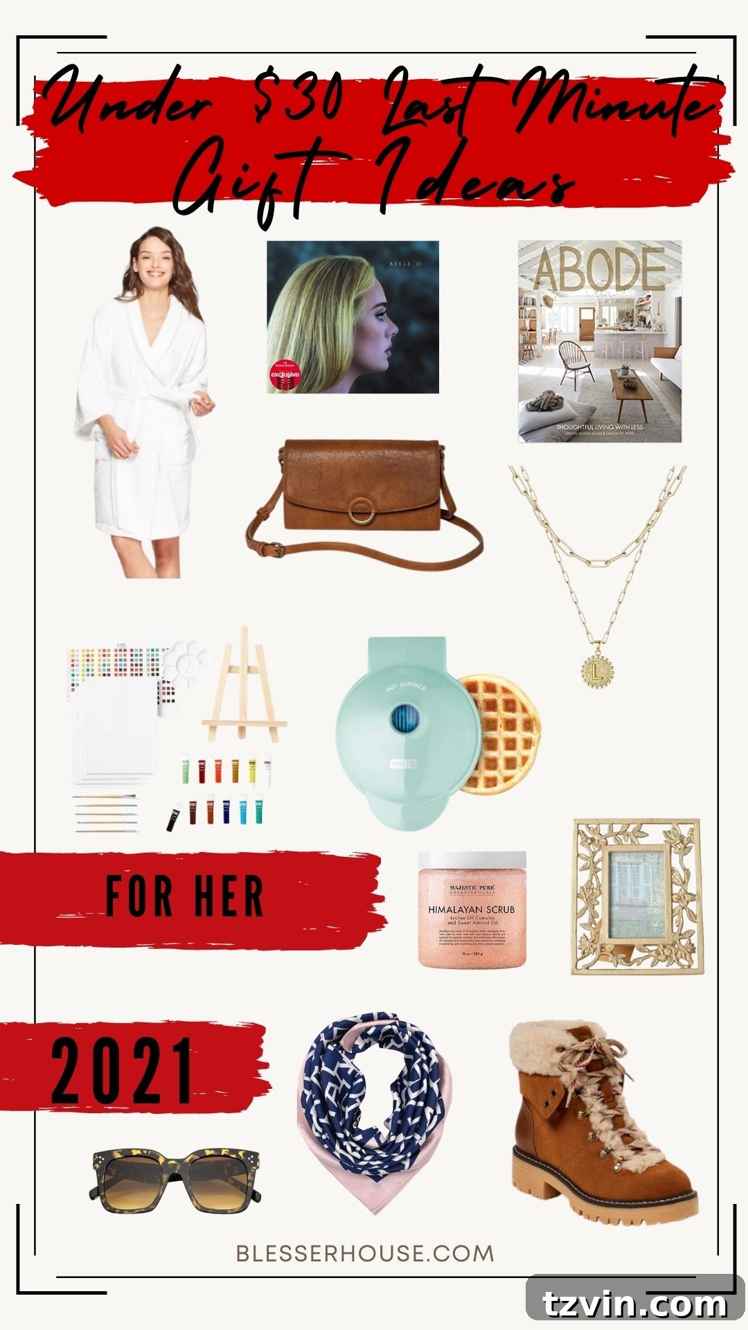 Panic-Free Presents Under $30 3 last minute gift ideas for her under $30 - thoughtful and quick