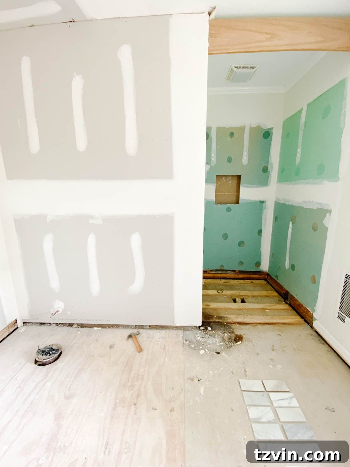 Bathroom renovation before