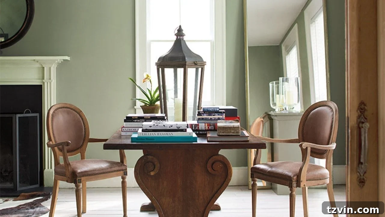 Best Sage Green Paint Colors for a Serene Space 5 Benjamin Moore Saybrook Sage