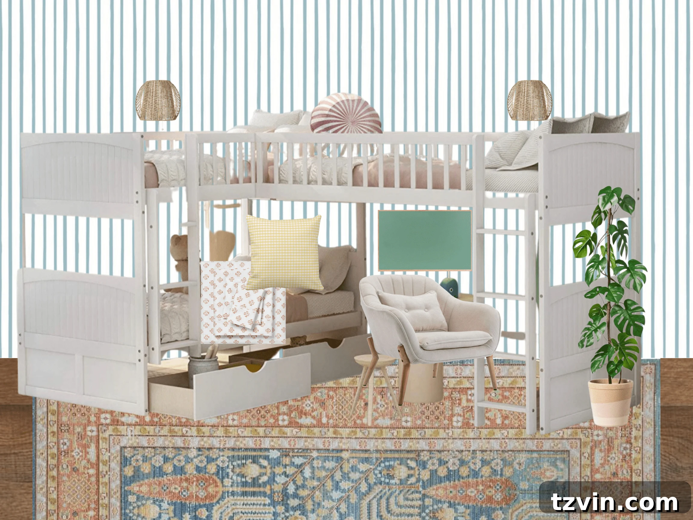 Monday Inspiration 3 Shared Teen Girl Room Designs 4 teenage girl bedroom idea 1 - preppy eclectic