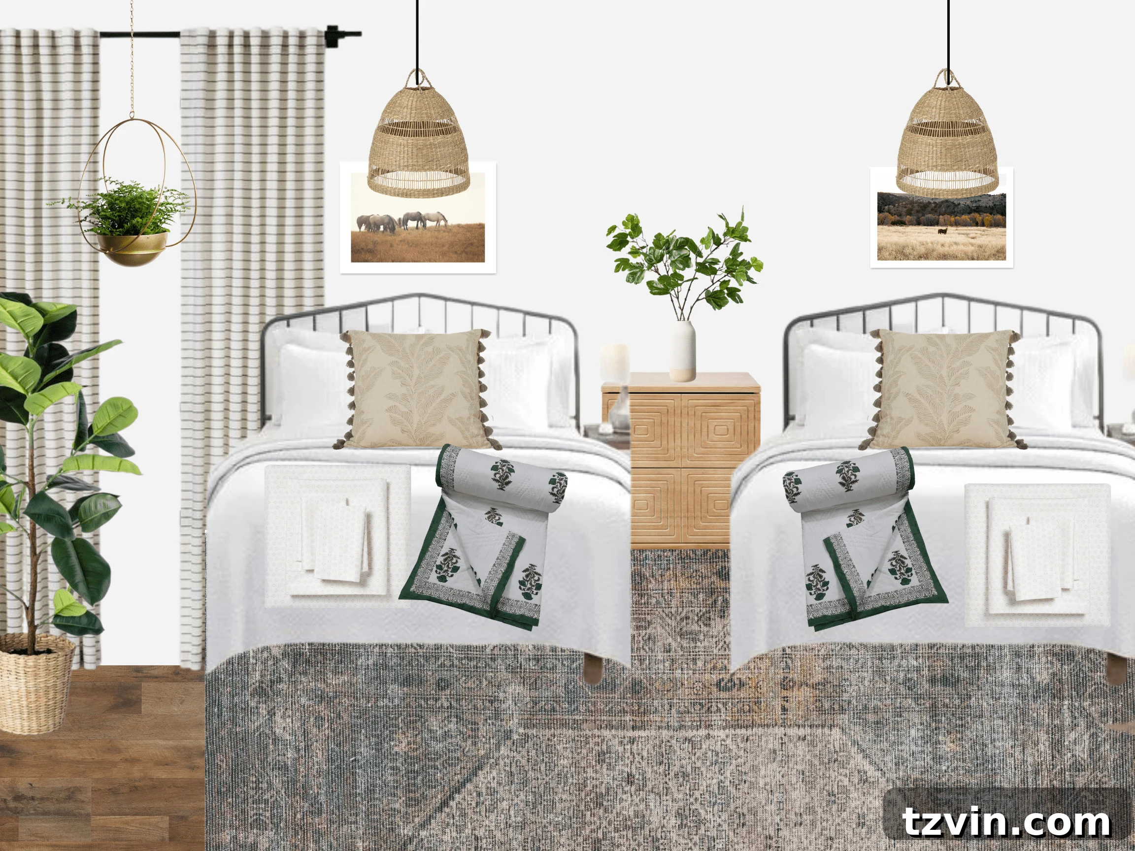 Monday Inspiration 3 Shared Teen Girl Room Designs 6 teenage girl bedroom idea 2 - blushing boho