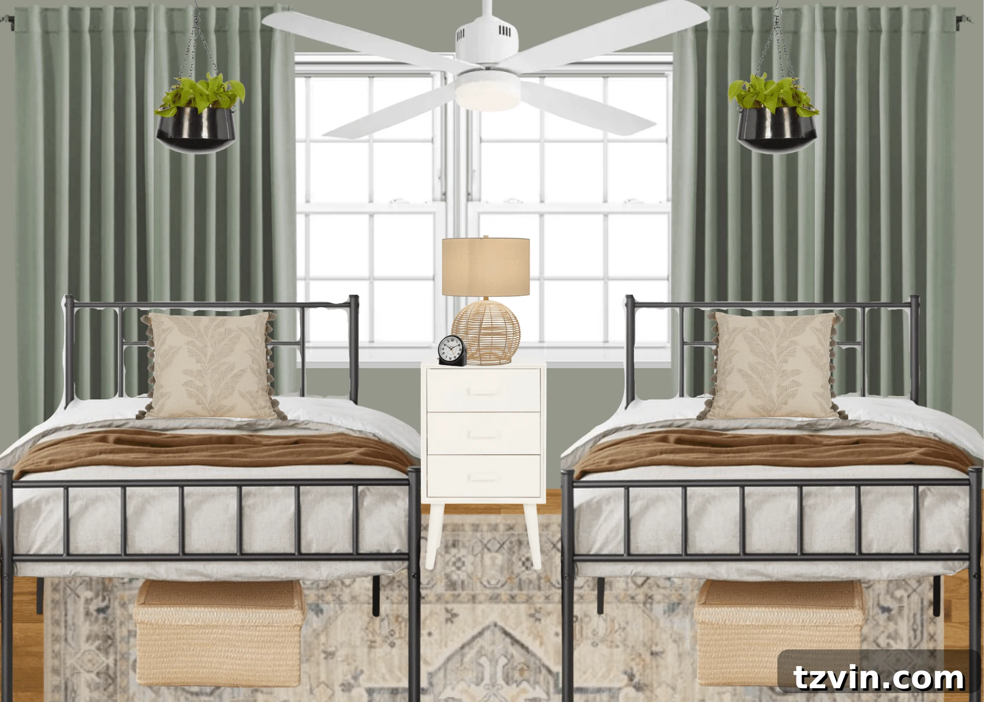 Monday Inspiration 3 Shared Teen Girl Room Designs 8 teenage girl bedroom idea 3 - japandi cottage